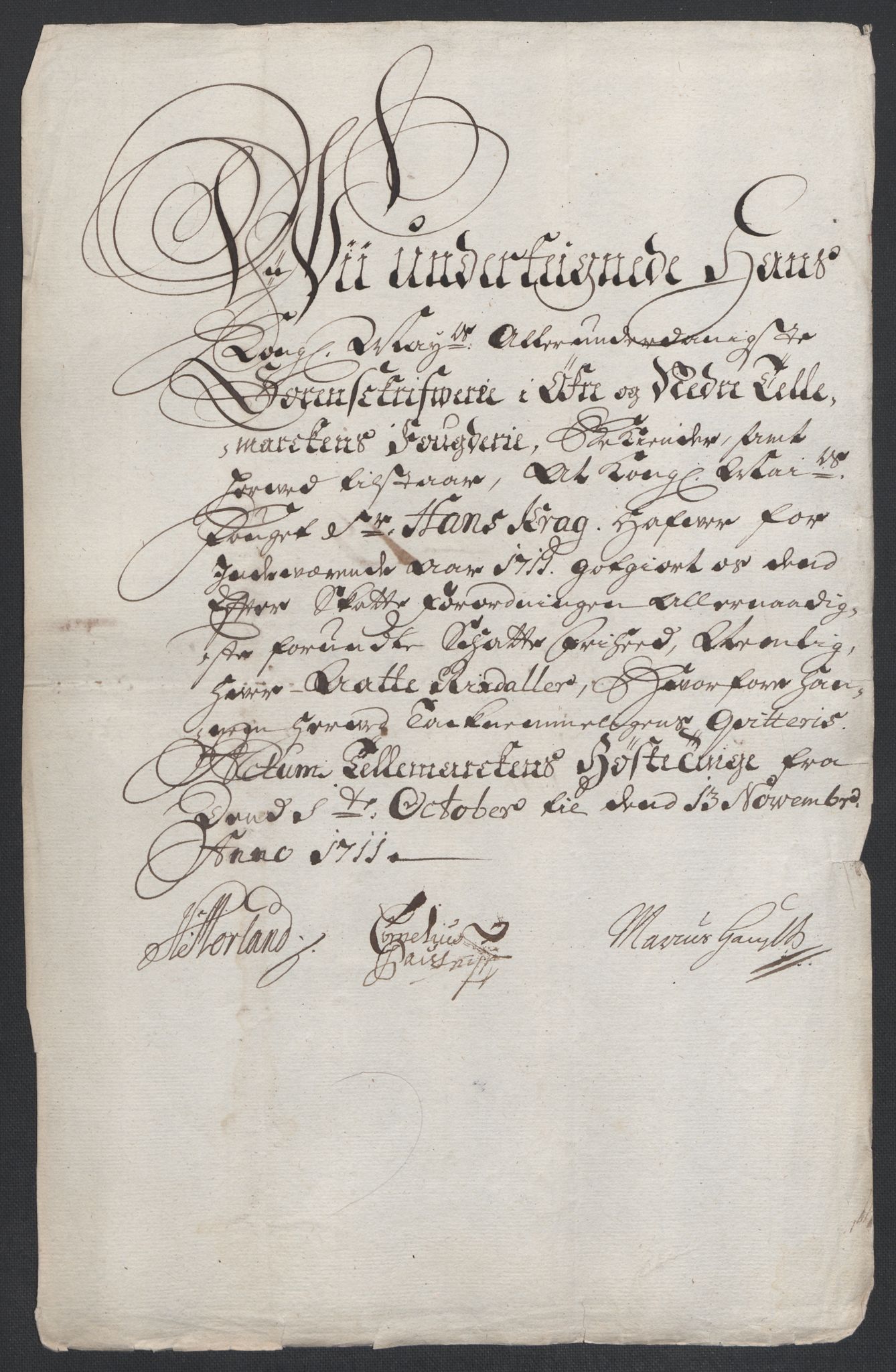 Rentekammeret inntil 1814, Reviderte regnskaper, Fogderegnskap, AV/RA-EA-4092/R36/L2120: Fogderegnskap Øvre og Nedre Telemark og Bamble, 1711, p. 226