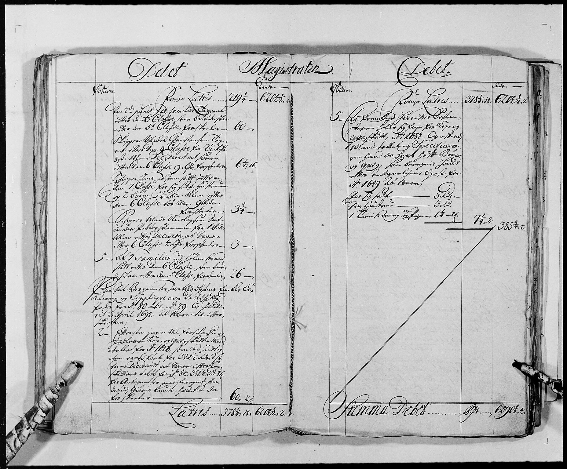 Rentekammeret inntil 1814, Reviderte regnskaper, Byregnskaper, AV/RA-EA-4066/R/Rh/L0158: [H1] Kontribusjonsregnskap, 1664-1692, p. 414