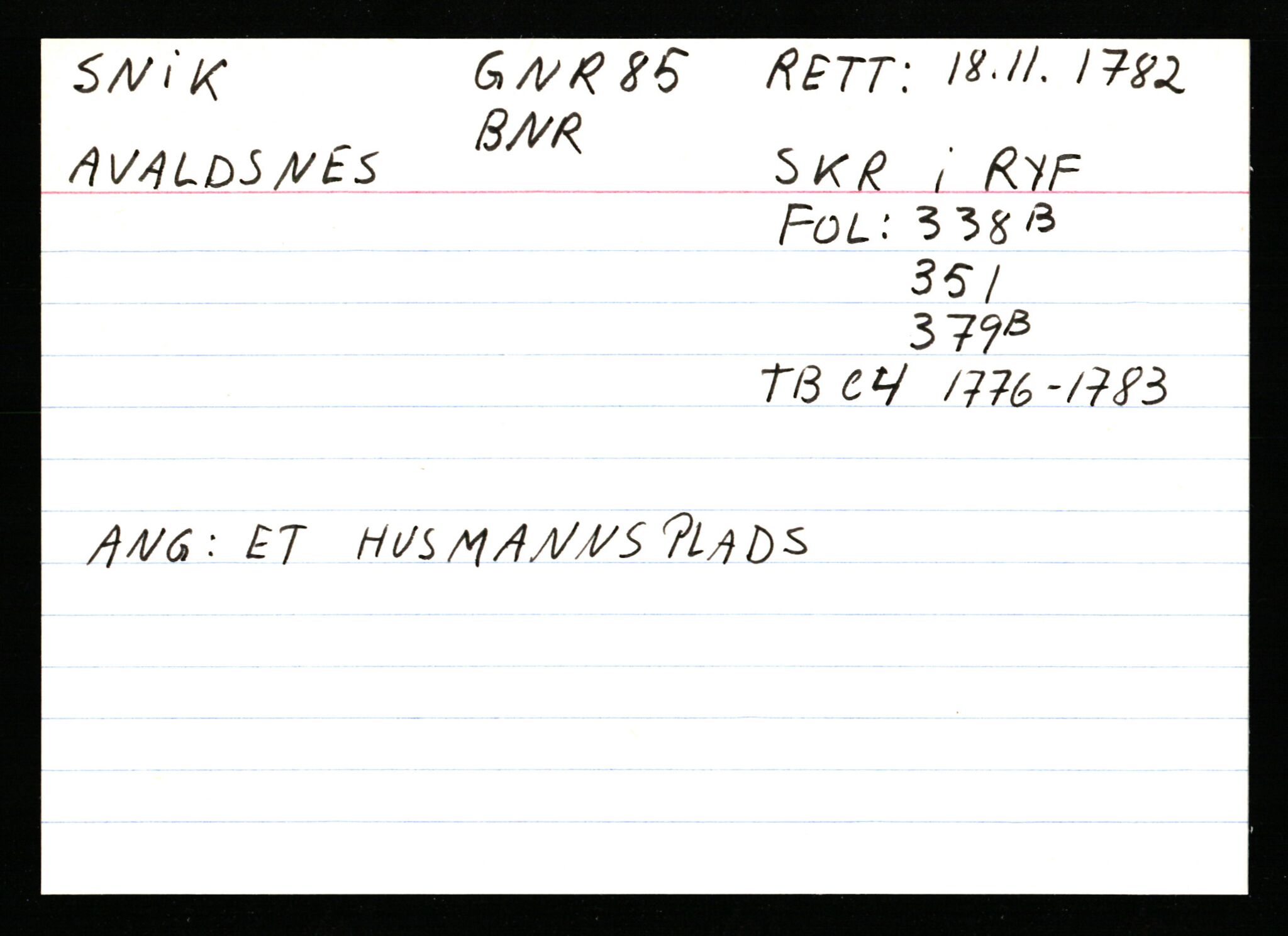 Statsarkivet i Stavanger, AV/SAST-A-101971/03/Y/Ym/L0053: Åstedskort sortert etter gårdsnavn: Skudeneshavn - Solbjør, 1600-1950, p. 479