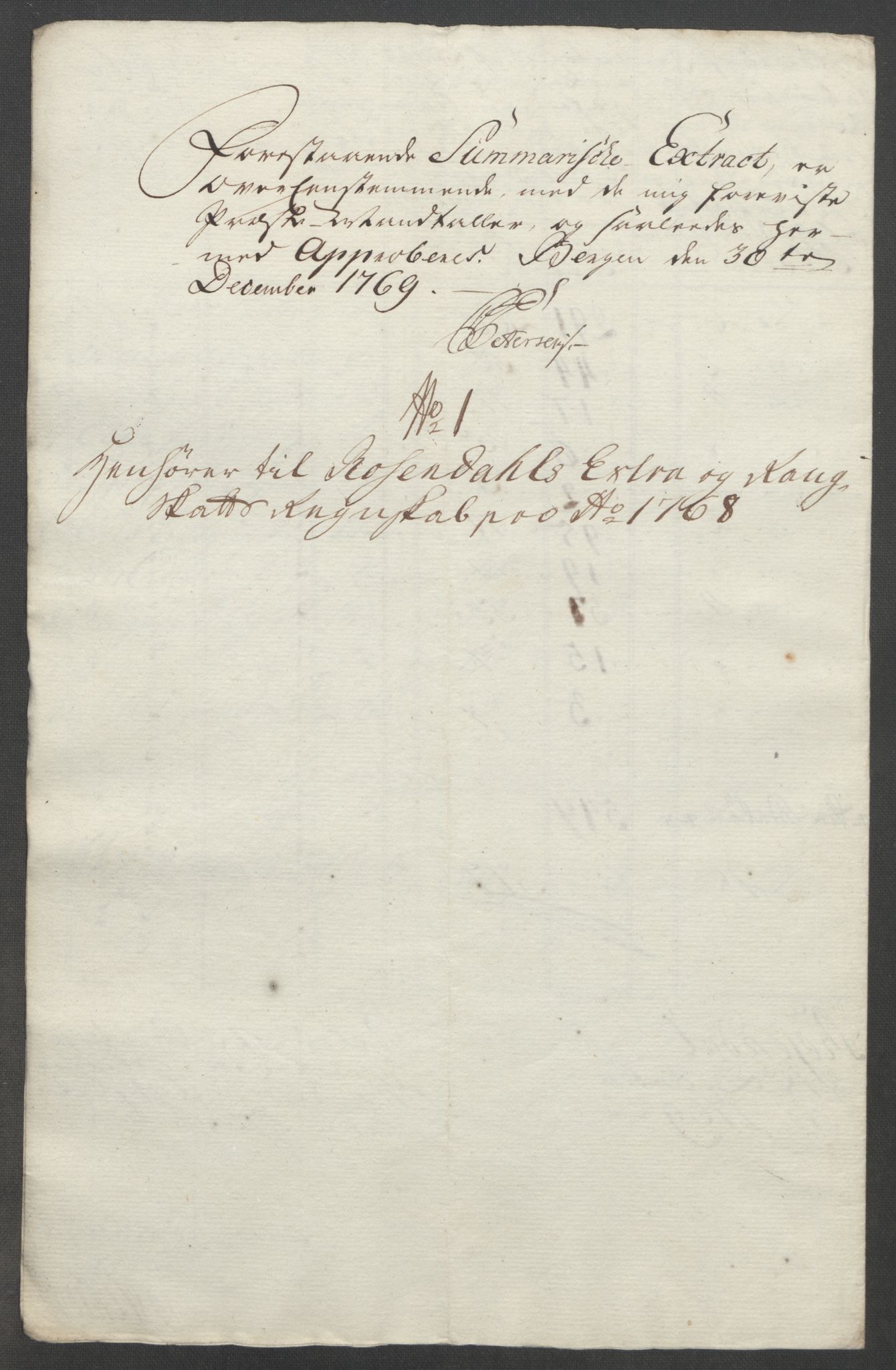 Rentekammeret inntil 1814, Reviderte regnskaper, Fogderegnskap, AV/RA-EA-4092/R49/L3157: Ekstraskatten Rosendal Baroni, 1762-1772, p. 214