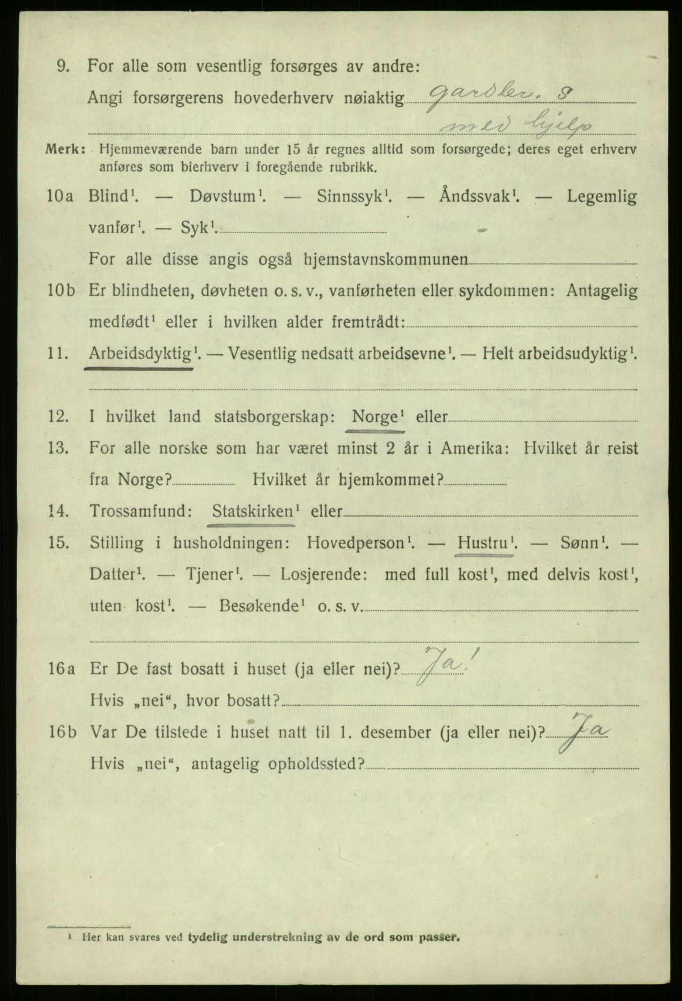 SAB, 1920 census for Fjaler, 1920, p. 4092