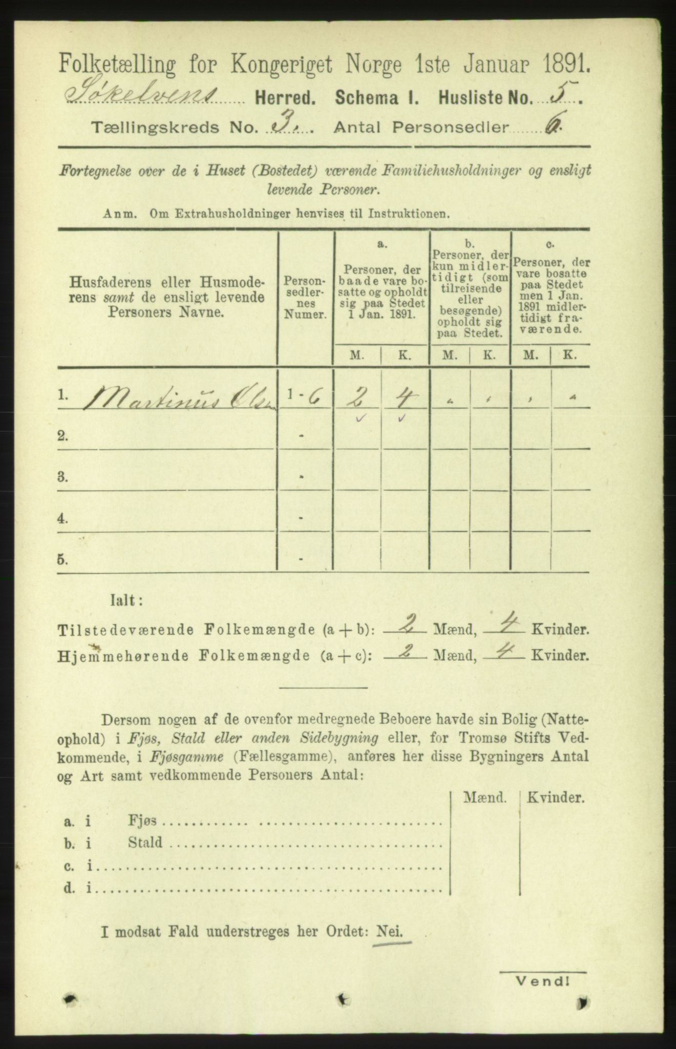 RA, 1891 census for 1528 Sykkylven, 1891, p. 1599