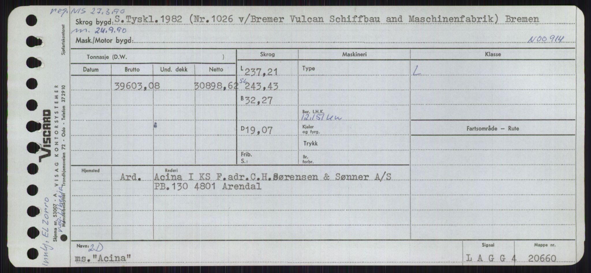 Sjøfartsdirektoratet med forløpere, Skipsmålingen, AV/RA-S-1627/H/Ha/L0001/0001: Fartøy, A-Eig / Fartøy A-Bjøn, p. 9