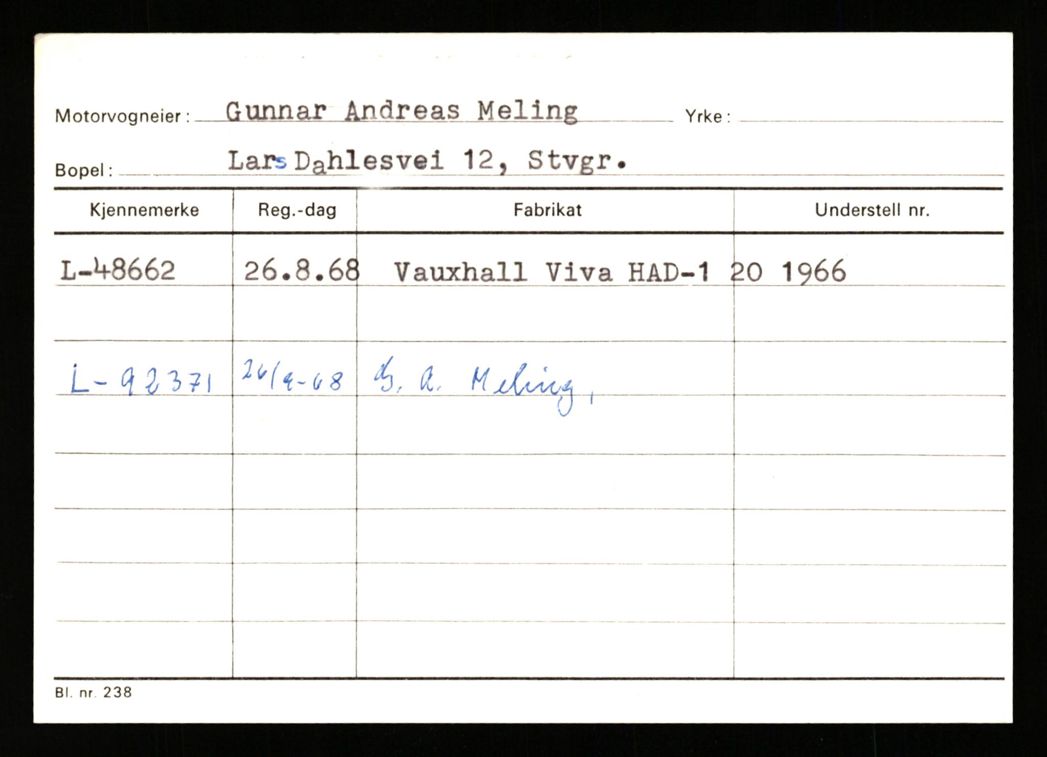 Stavanger trafikkstasjon, SAST/A-101942/0/G/L0006: Registreringsnummer: 34250 - 49007, 1930-1971, p. 3382