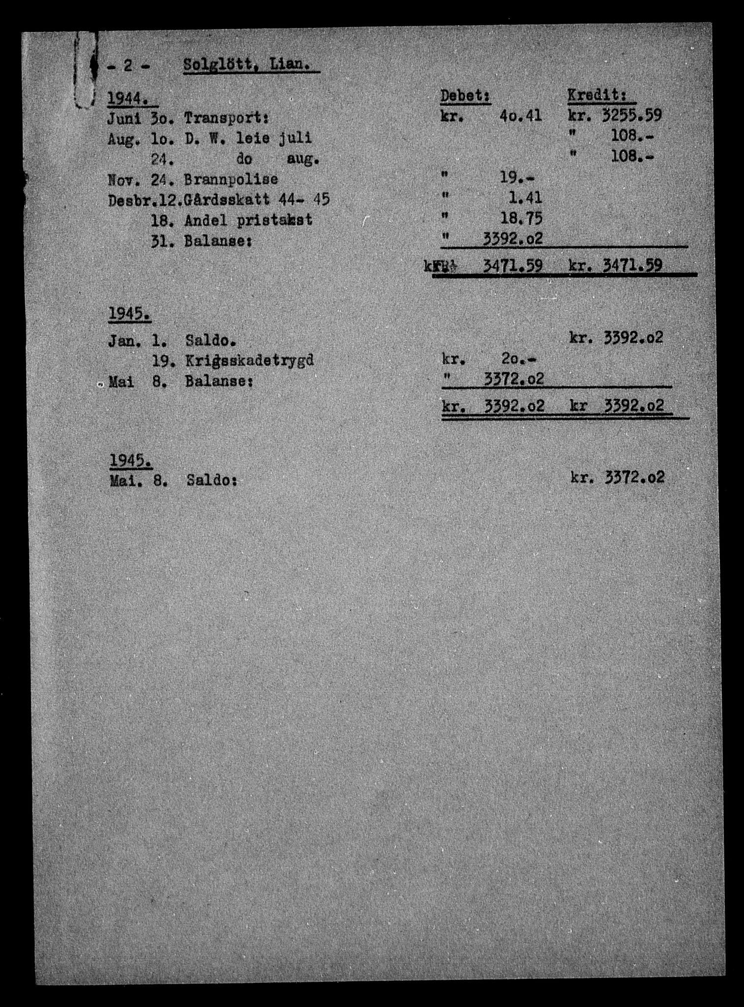 Justisdepartementet, Tilbakeføringskontoret for inndratte formuer, AV/RA-S-1564/H/Hc/Hca/L0901: --, 1945-1947, p. 8