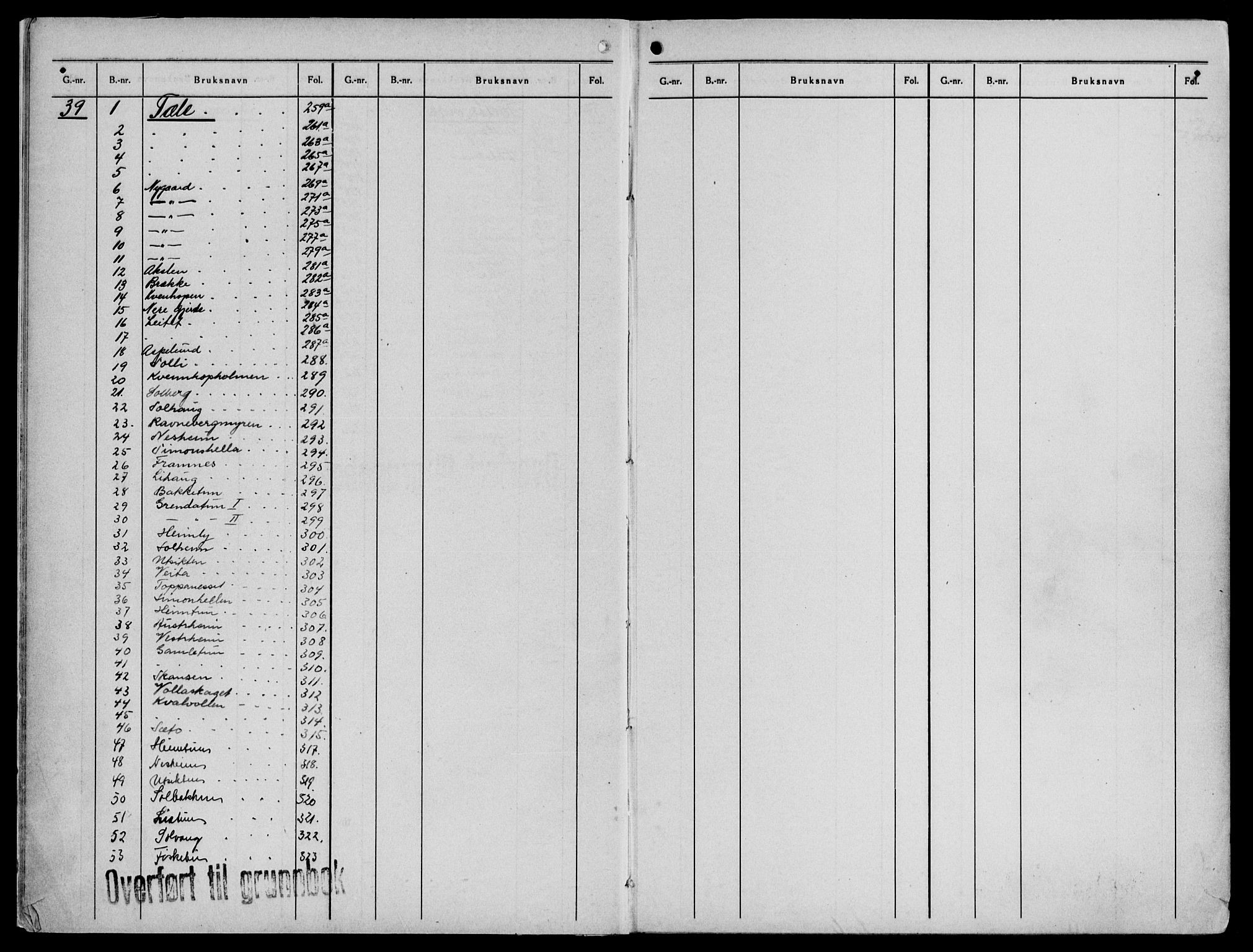 Midhordland sorenskriveri, AV/SAB-A-3001/1/G/Ga/Gab/L0079a: Mortgage register no. II.A.b.79a