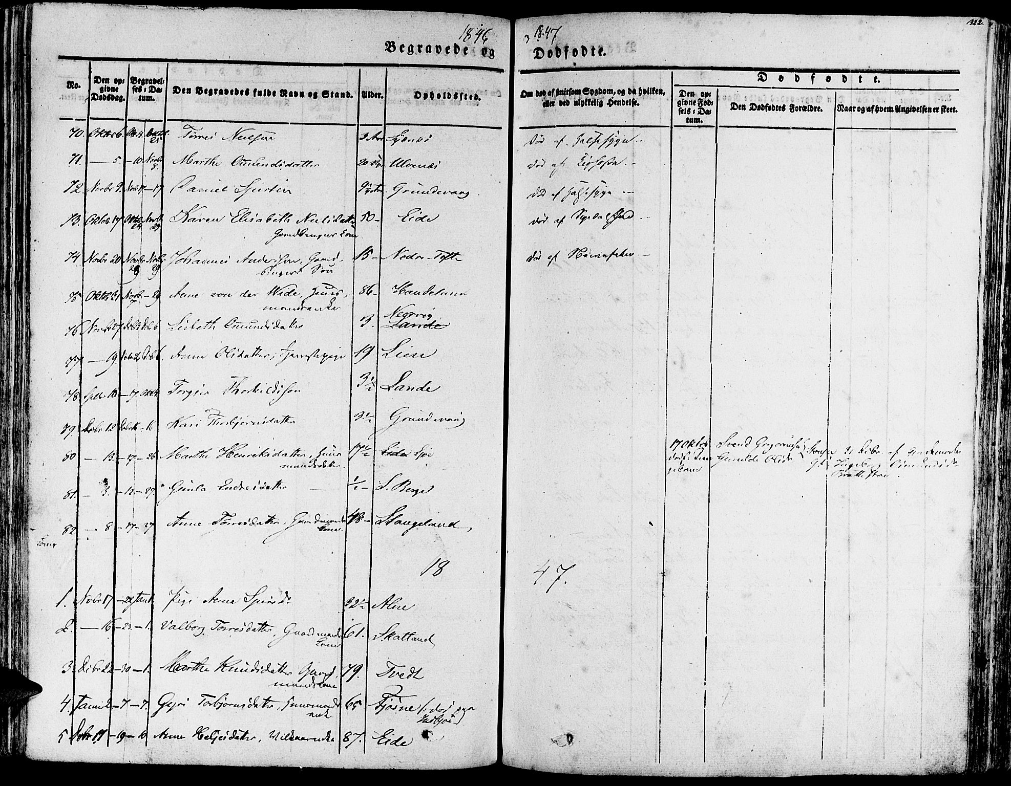 Fjelberg sokneprestembete, AV/SAB-A-75201/H/Haa: Parish register (official) no. A 6, 1835-1851, p. 322