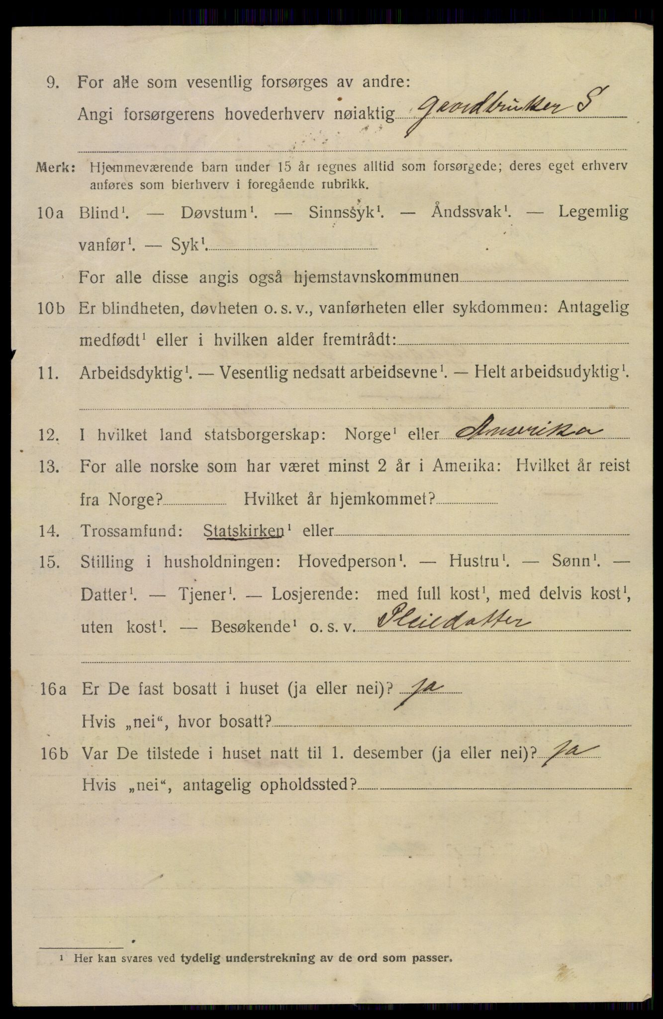 SAKO, 1920 census for Drangedal, 1920, p. 2074