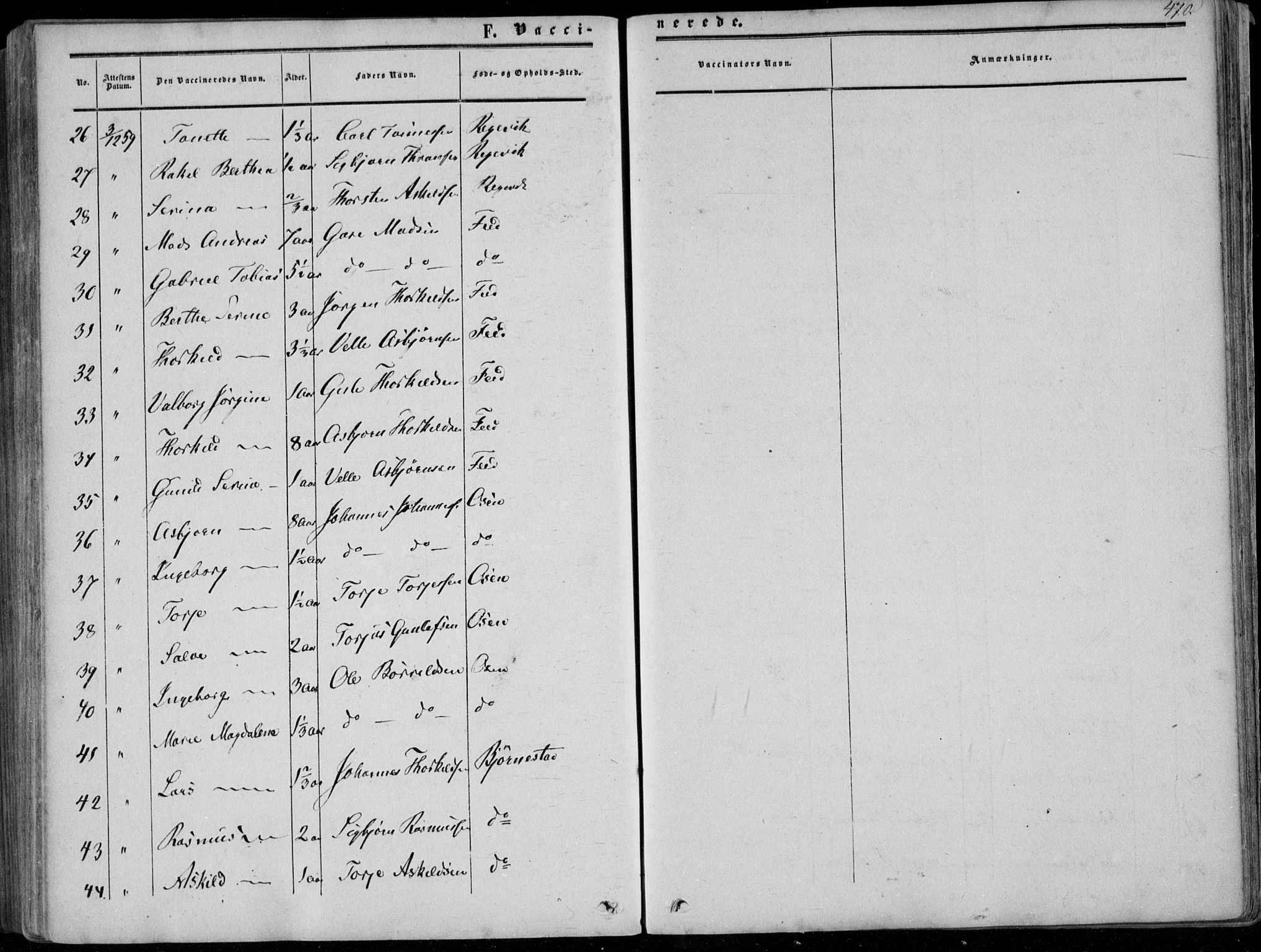 Sirdal sokneprestkontor, AV/SAK-1111-0036/F/Fa/Fab/L0002: Parish register (official) no. A 2, 1855-1874, p. 470