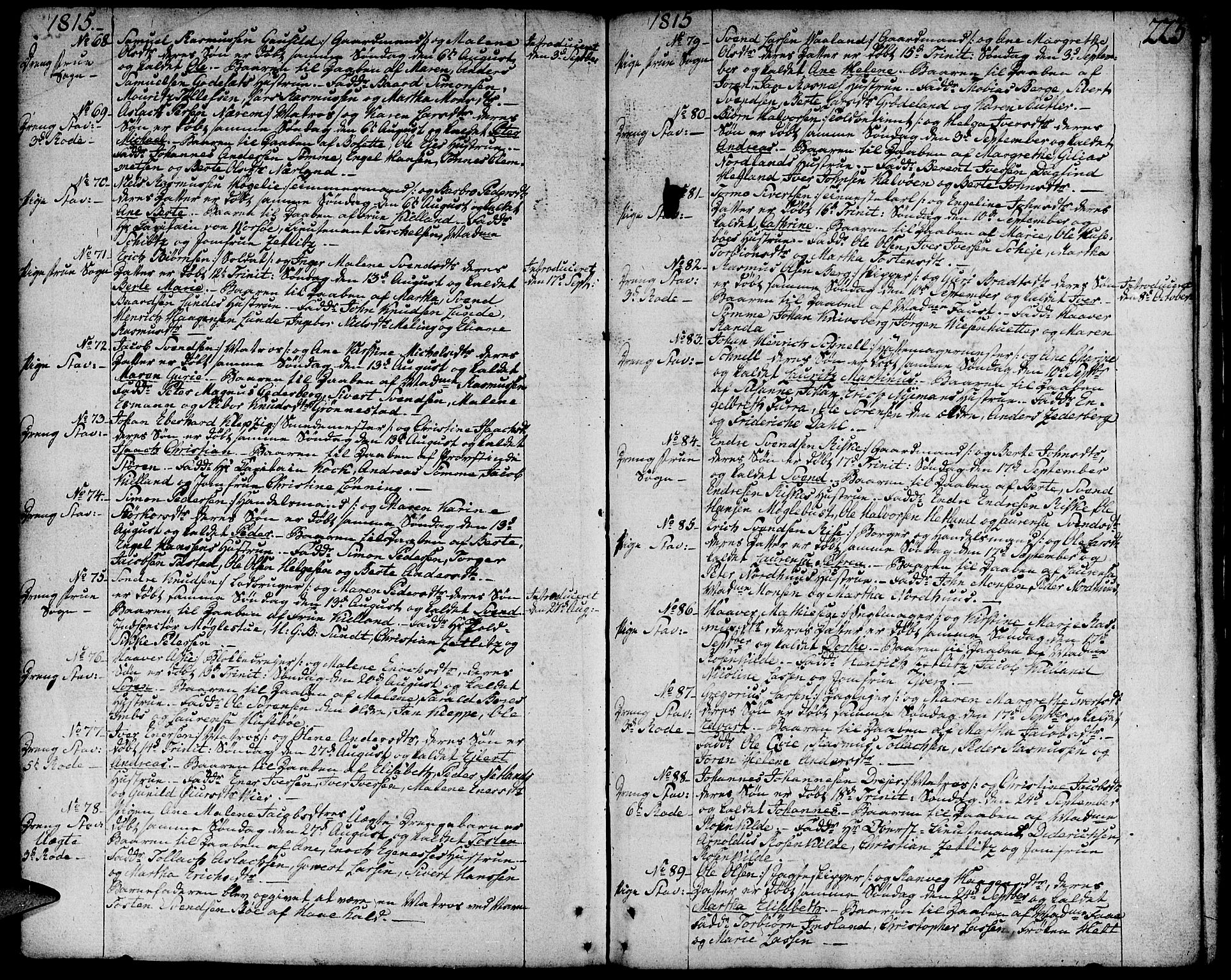 Domkirken sokneprestkontor, AV/SAST-A-101812/001/30/30BA/L0006: Parish register (official) no. A 6, 1783-1815, p. 223