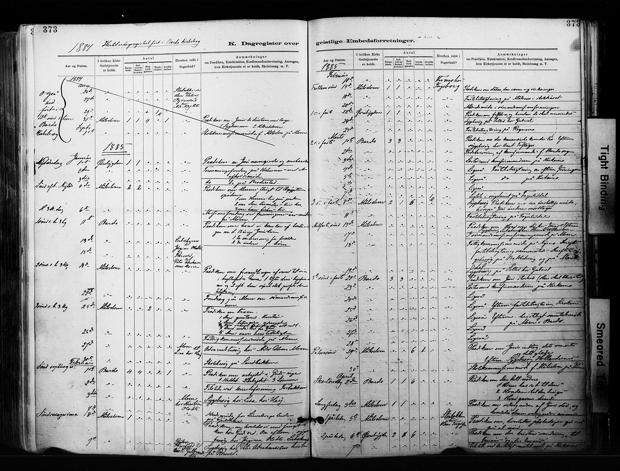 Målselv sokneprestembete, SATØ/S-1311/G/Ga/Gaa/L0007kirke: Parish register (official) no. 7, 1884-1903, p. 373