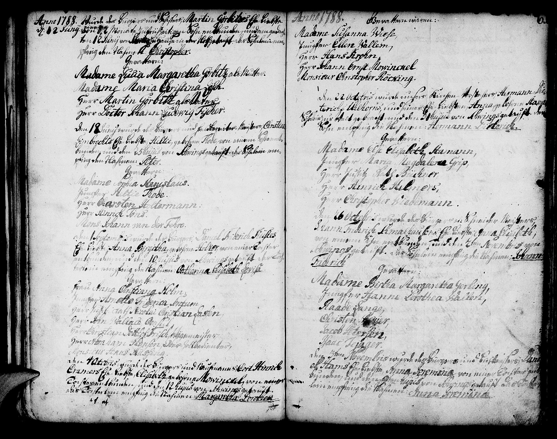 Mariakirken Sokneprestembete, AV/SAB-A-76901/H/Haa/L0003: Parish register (official) no. A 3, 1786-1815, p. 62