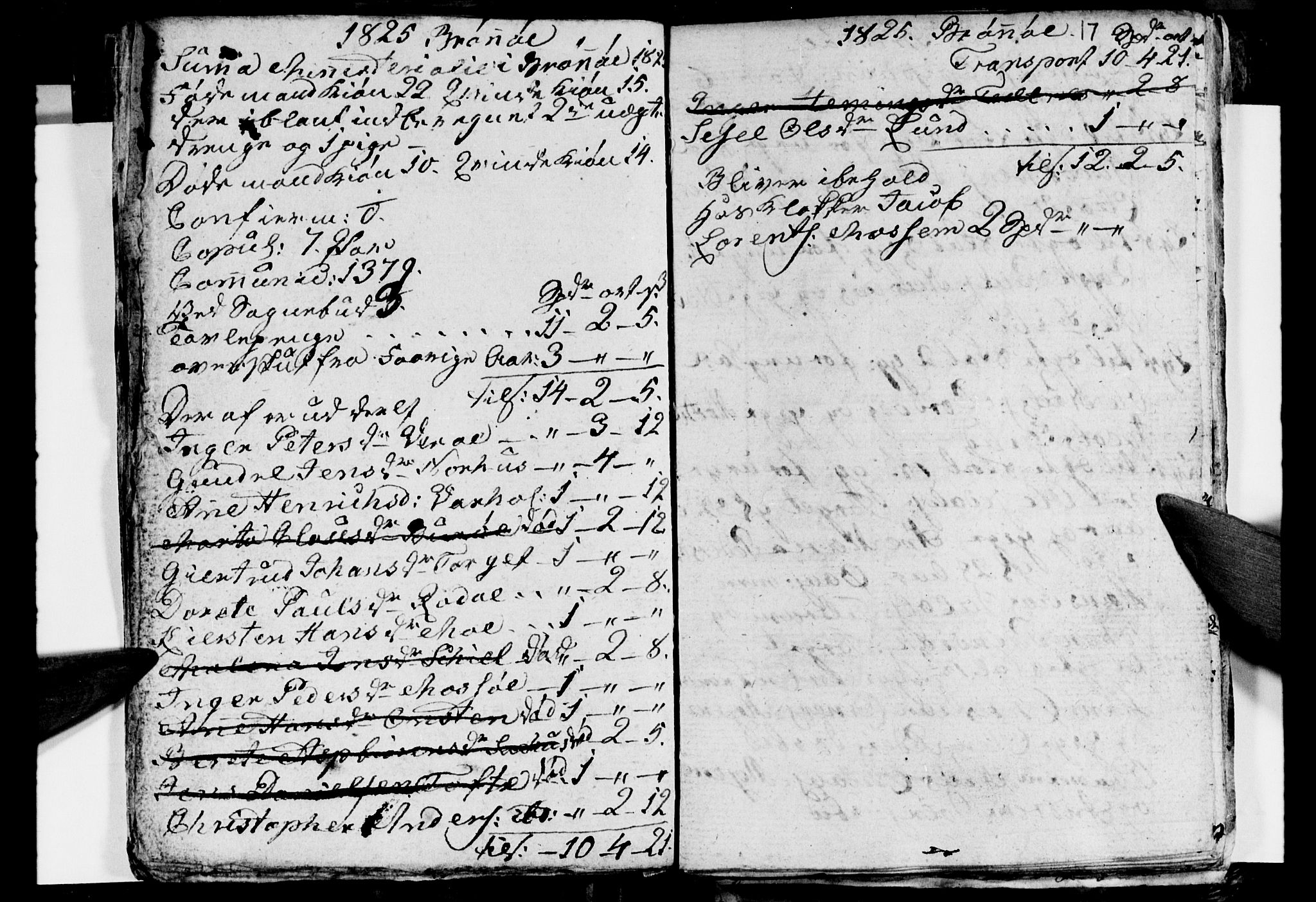 Ministerialprotokoller, klokkerbøker og fødselsregistre - Nordland, SAT/A-1459/813/L0210: Parish register (copy) no. 813C02, 1825-1836, p. 17