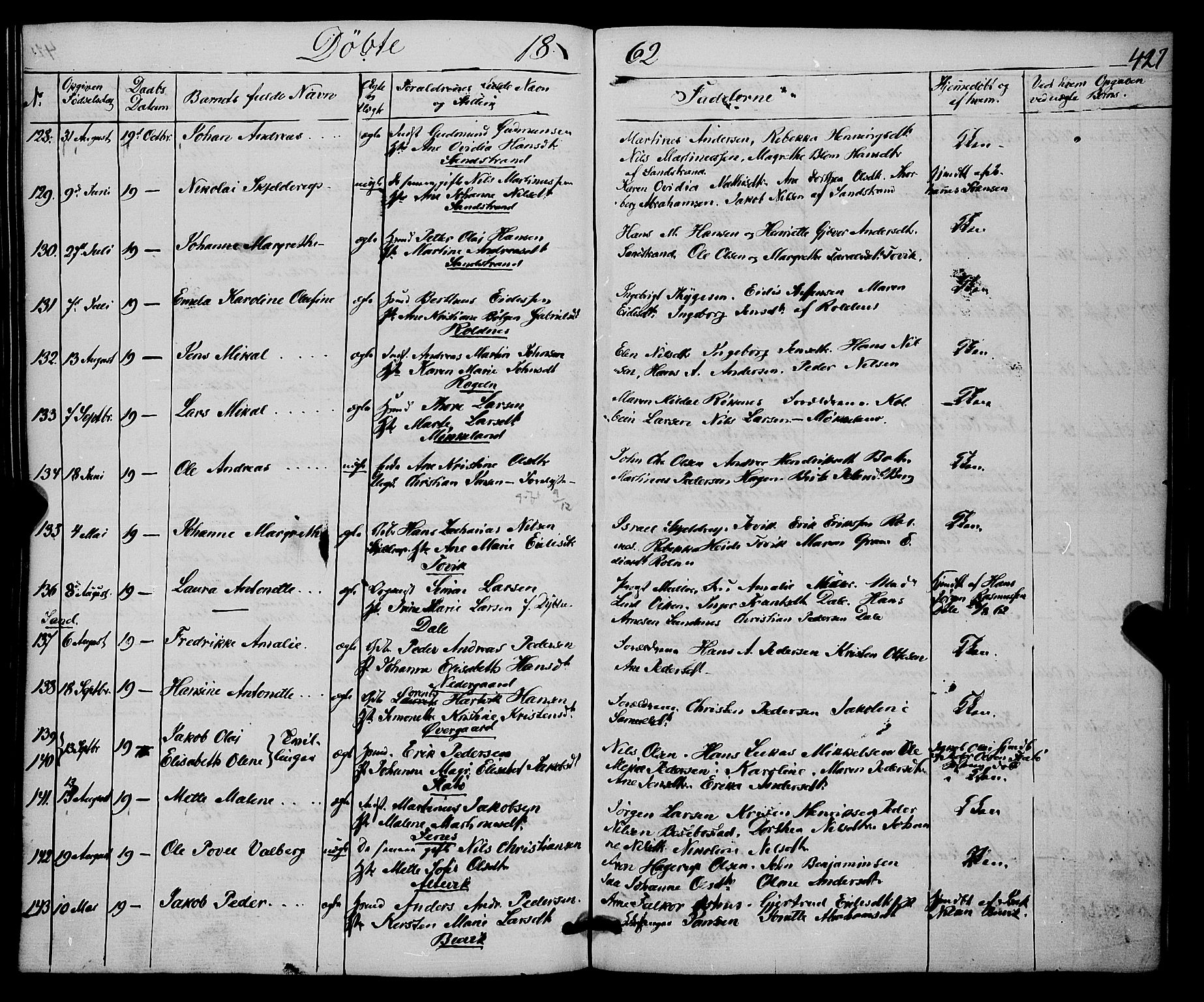 Trondenes sokneprestkontor, SATØ/S-1319/H/Ha/L0011kirke: Parish register (official) no. 11, 1853-1862, p. 427