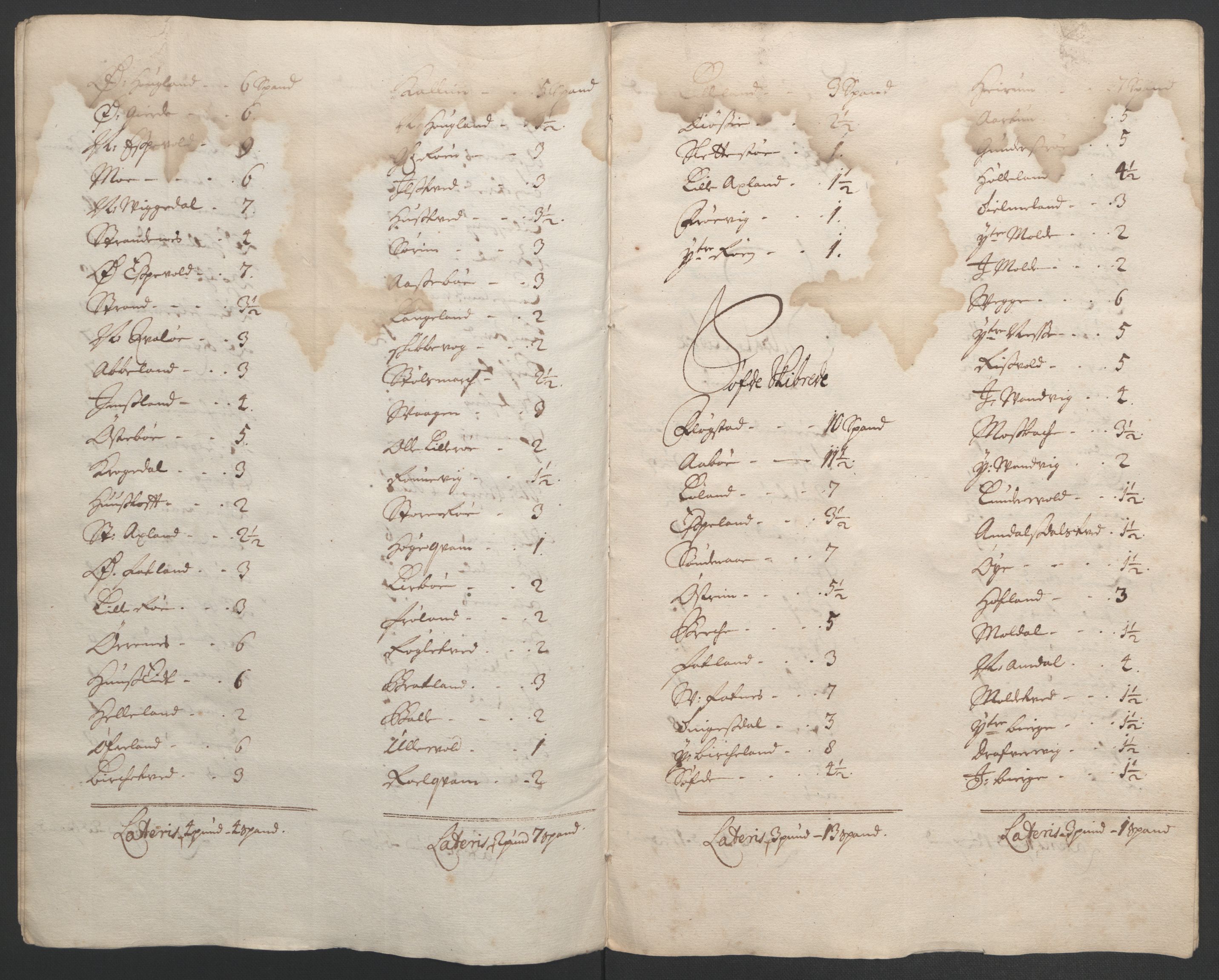 Rentekammeret inntil 1814, Reviderte regnskaper, Fogderegnskap, AV/RA-EA-4092/R47/L2857: Fogderegnskap Ryfylke, 1694-1696, p. 215