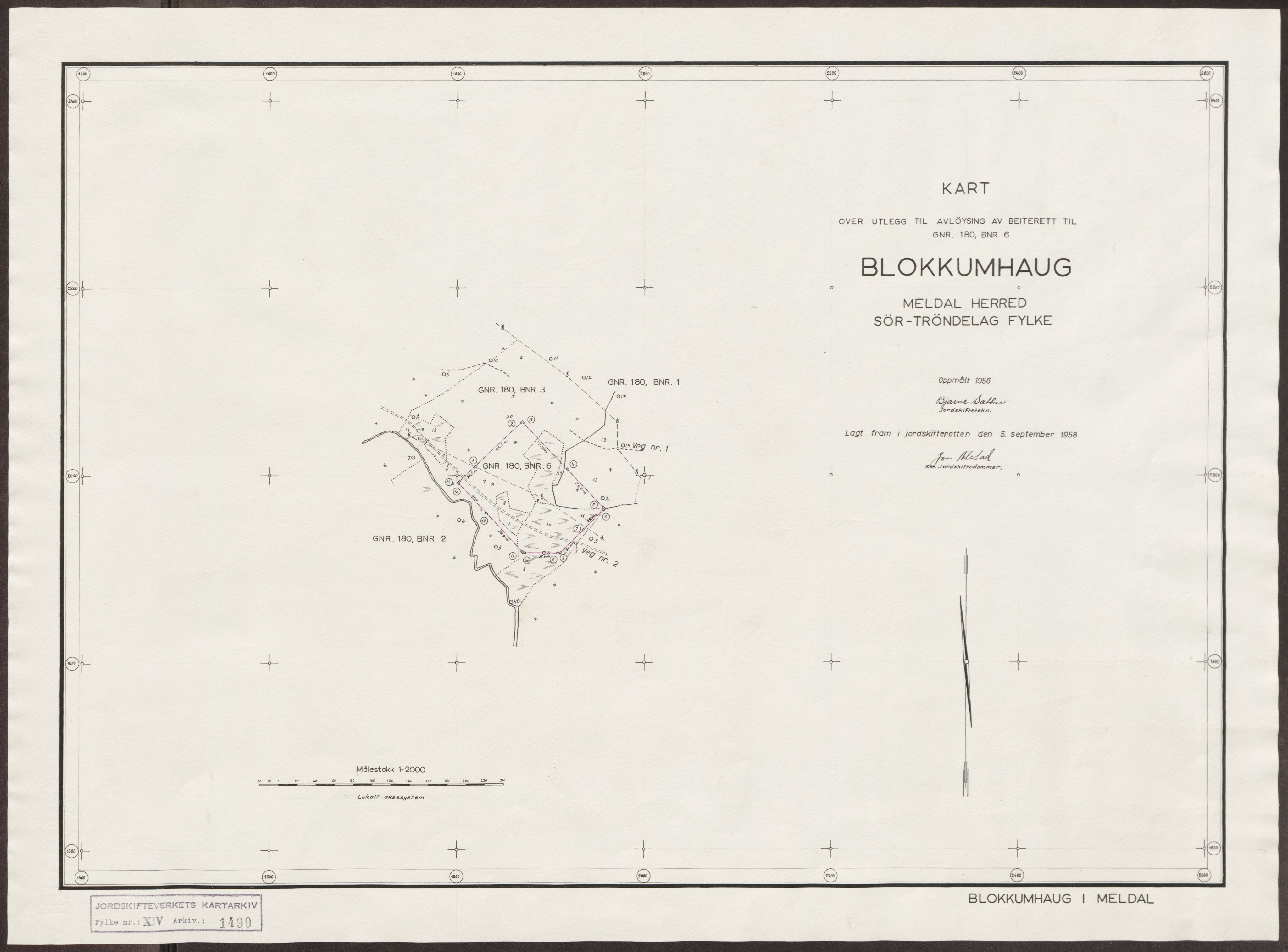 Jordskifteverkets kartarkiv, AV/RA-S-3929/T, 1859-1988, p. 2288