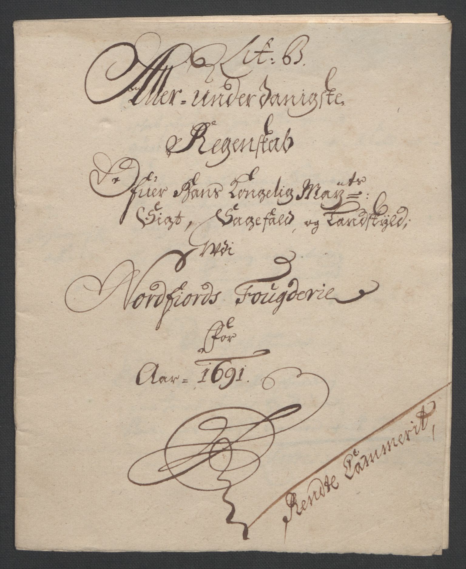 Rentekammeret inntil 1814, Reviderte regnskaper, Fogderegnskap, RA/EA-4092/R53/L3420: Fogderegnskap Sunn- og Nordfjord, 1691-1692, p. 156