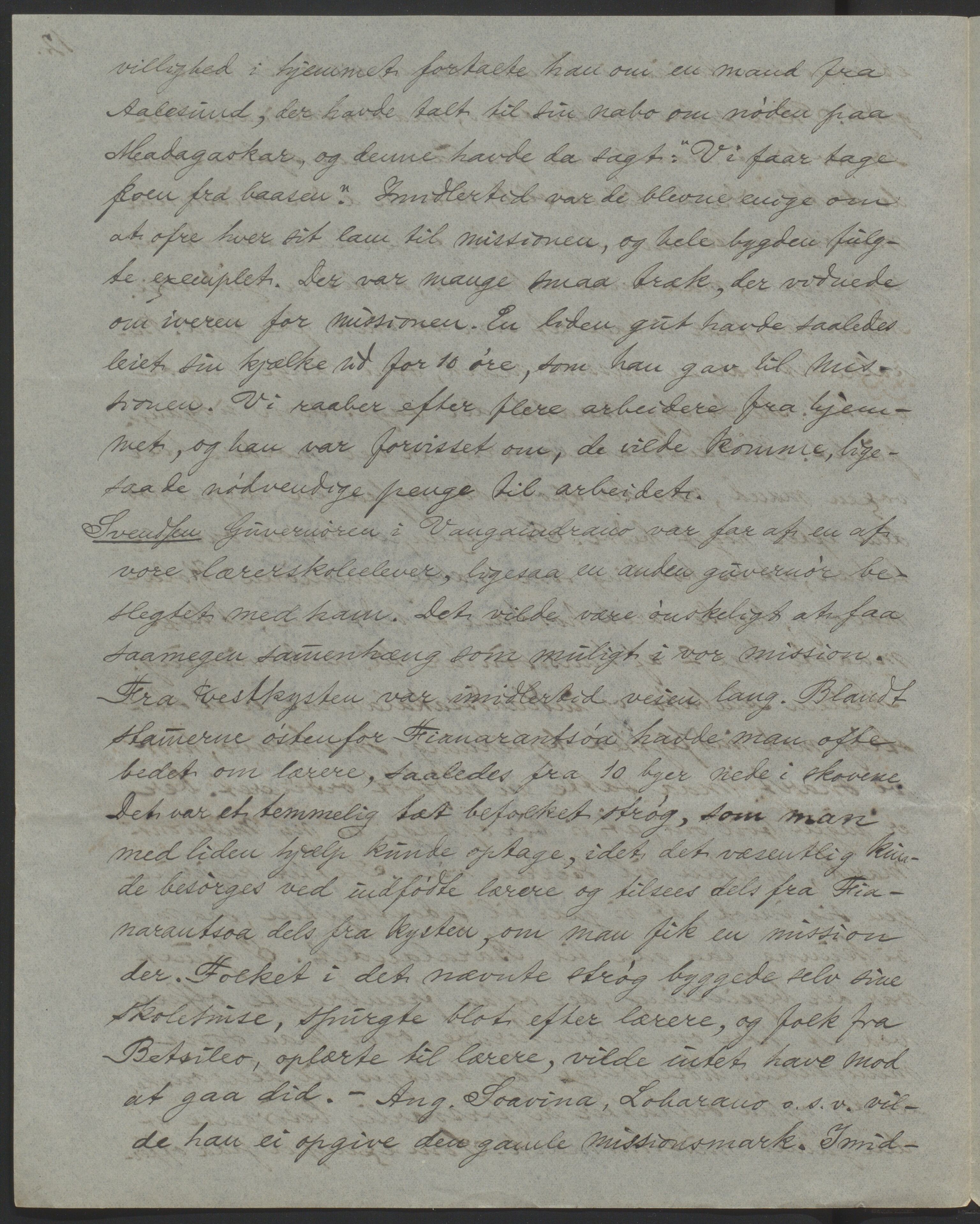 Det Norske Misjonsselskap - hovedadministrasjonen, VID/MA-A-1045/D/Da/Daa/L0037/0002: Konferansereferat og årsberetninger / Konferansereferat fra Madagaskar Innland., 1887