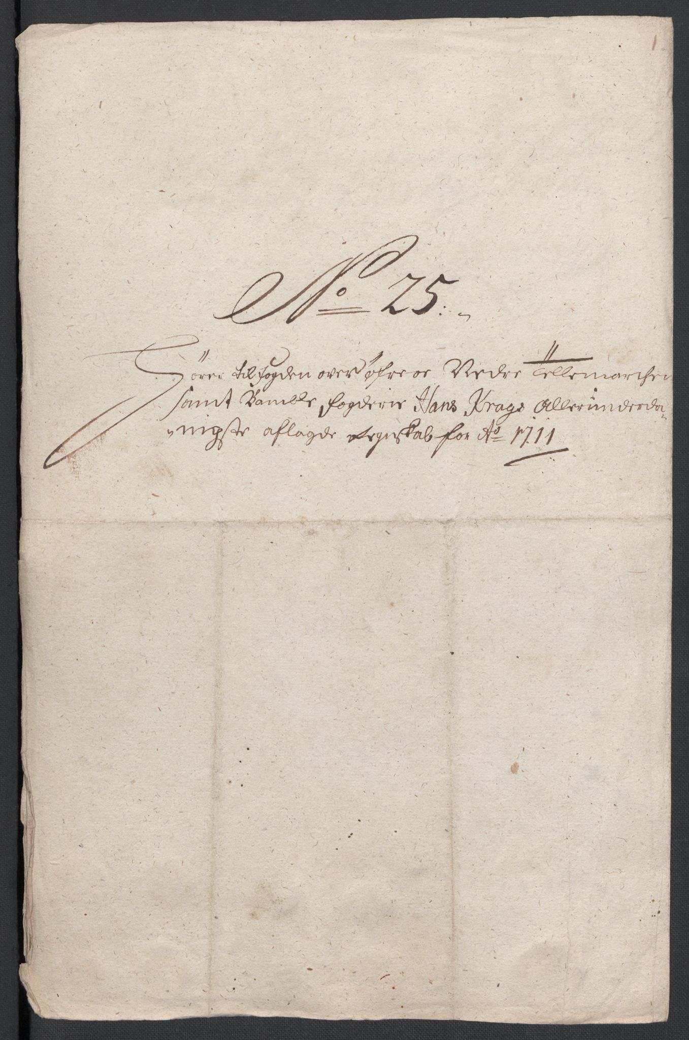 Rentekammeret inntil 1814, Reviderte regnskaper, Fogderegnskap, AV/RA-EA-4092/R36/L2120: Fogderegnskap Øvre og Nedre Telemark og Bamble, 1711, p. 282