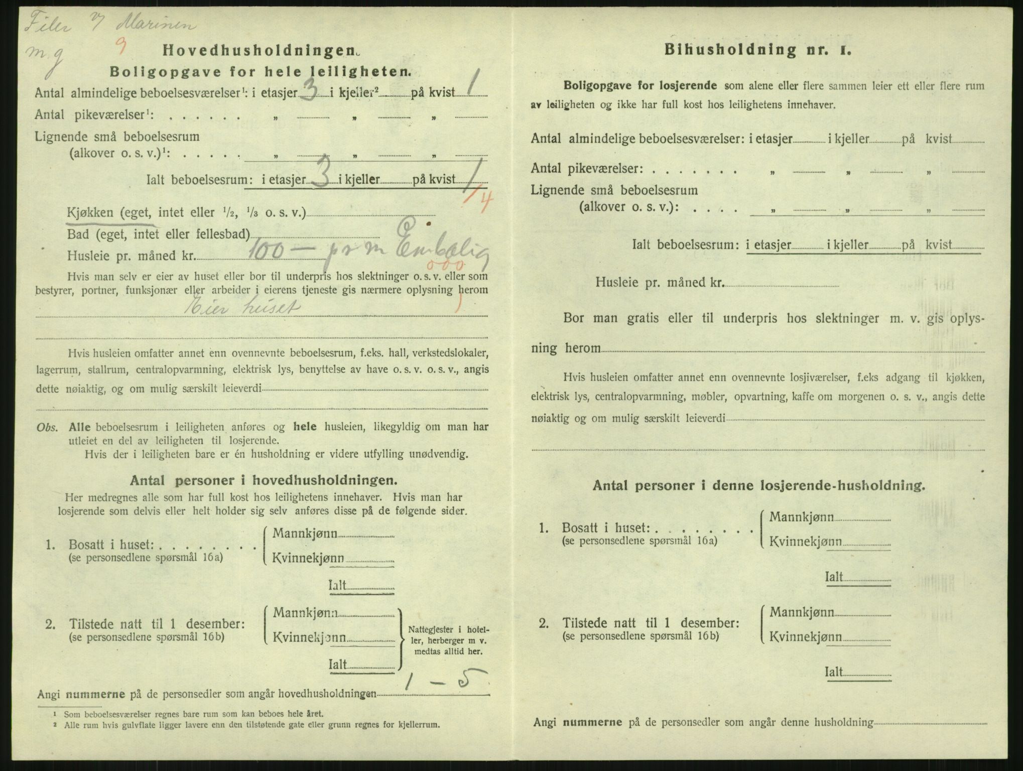 SAKO, 1920 census for Horten, 1920, p. 6030