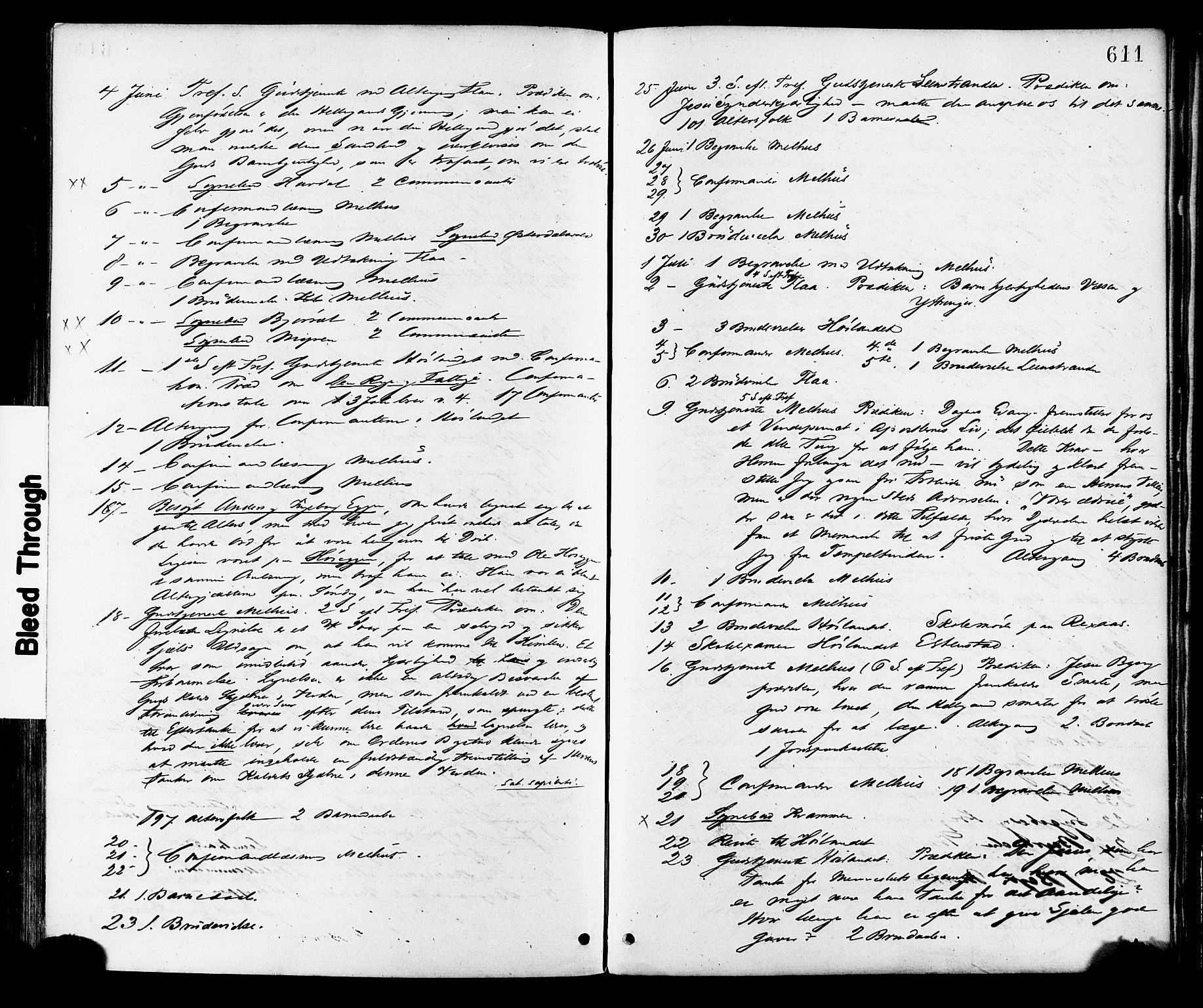 Ministerialprotokoller, klokkerbøker og fødselsregistre - Sør-Trøndelag, SAT/A-1456/691/L1079: Parish register (official) no. 691A11, 1873-1886, p. 611