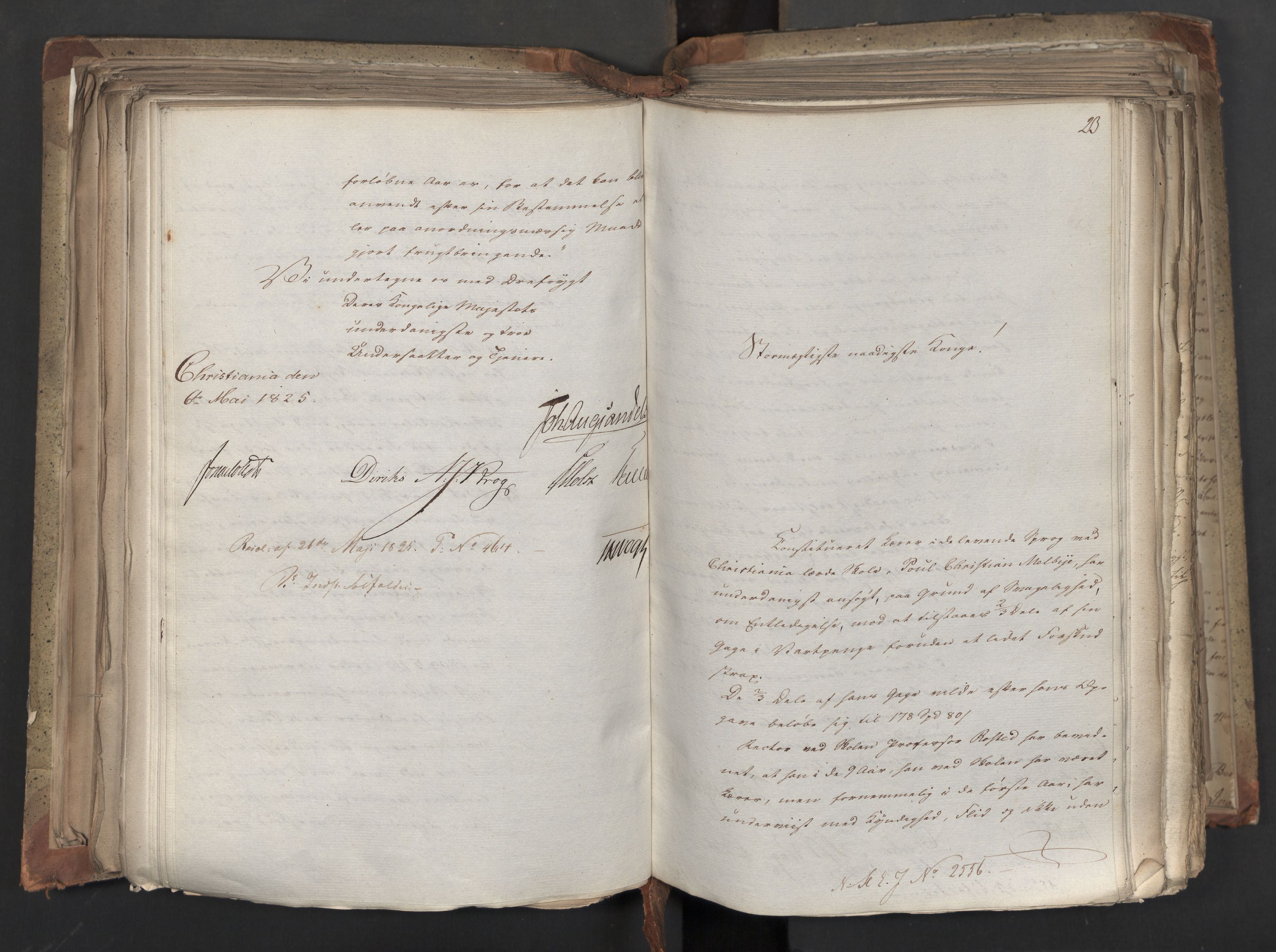 Statsrådsavdelingen i Stockholm, AV/RA-S-1003/D/Da/L0042: Regjeringsinnstillinger nr. 2467-2705, 1825, p. 267
