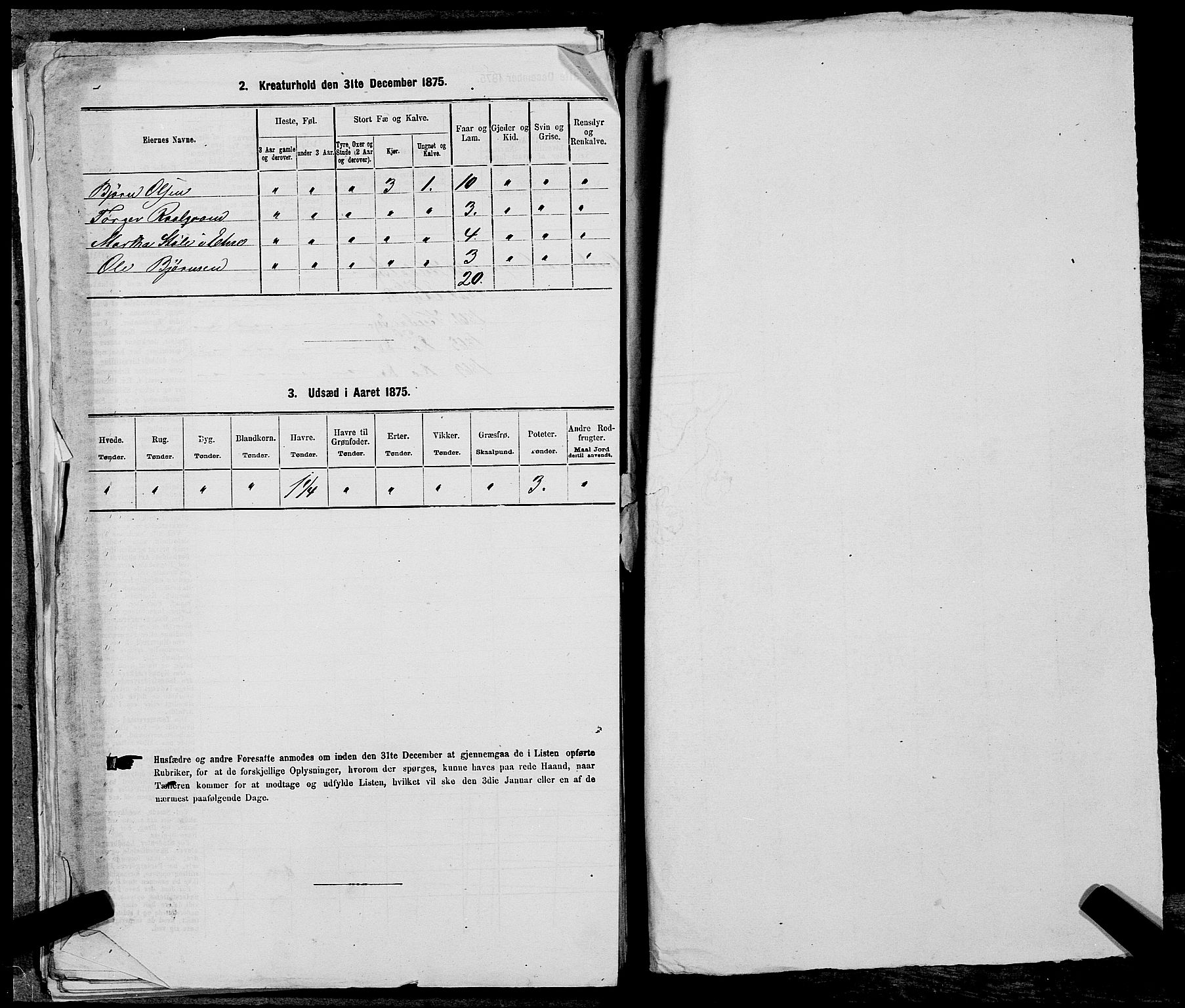 SAST, 1875 census for 1157P Vikedal, 1875, p. 652