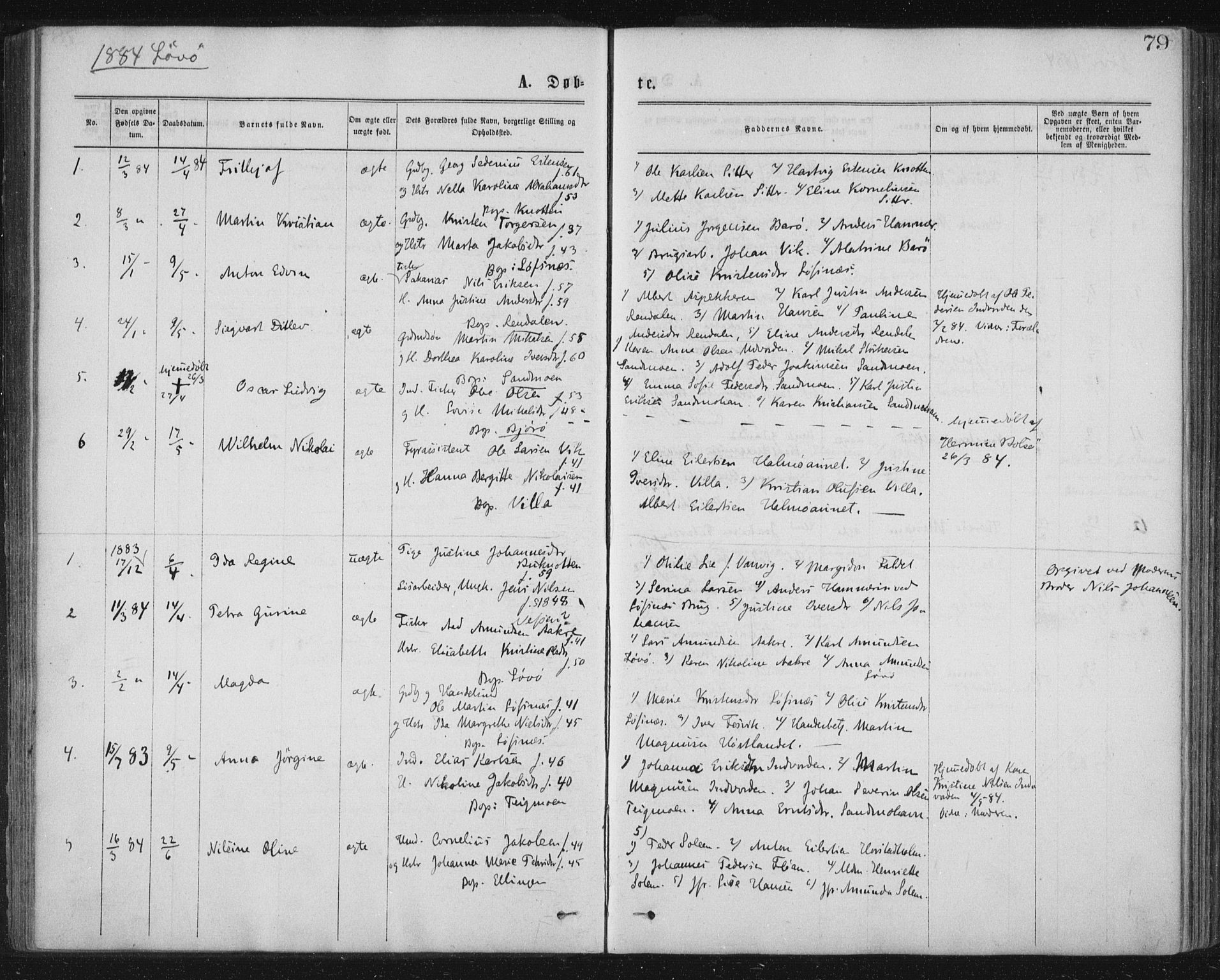 Ministerialprotokoller, klokkerbøker og fødselsregistre - Nord-Trøndelag, AV/SAT-A-1458/771/L0596: Parish register (official) no. 771A03, 1870-1884, p. 79