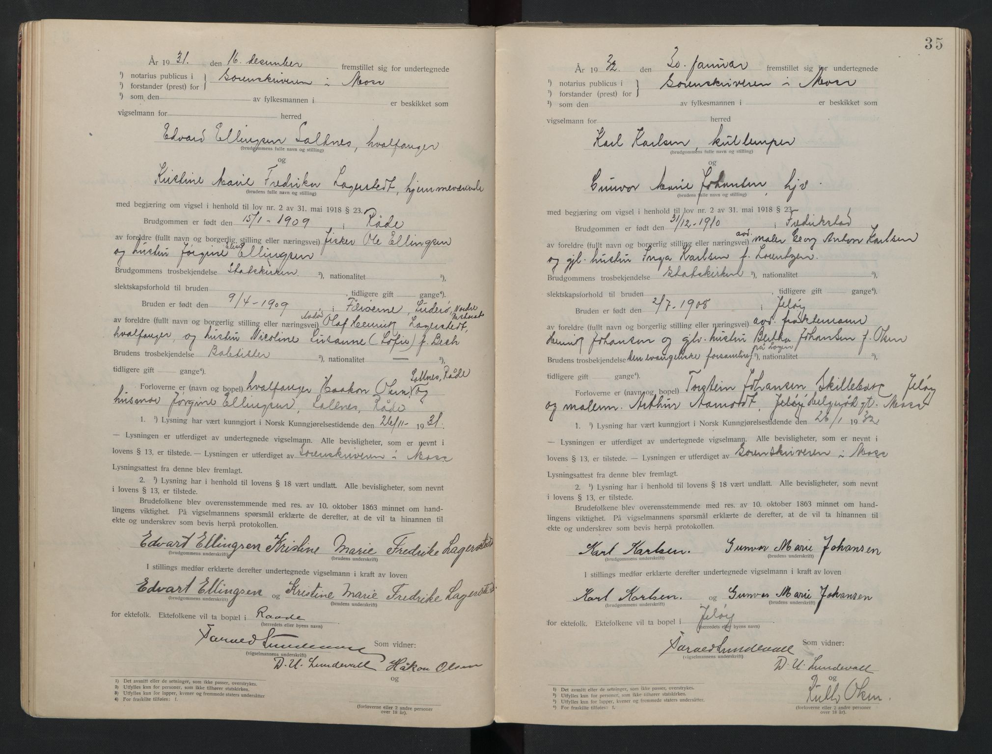 Moss sorenskriveri, AV/SAO-A-10168, 1921-1937, p. 35