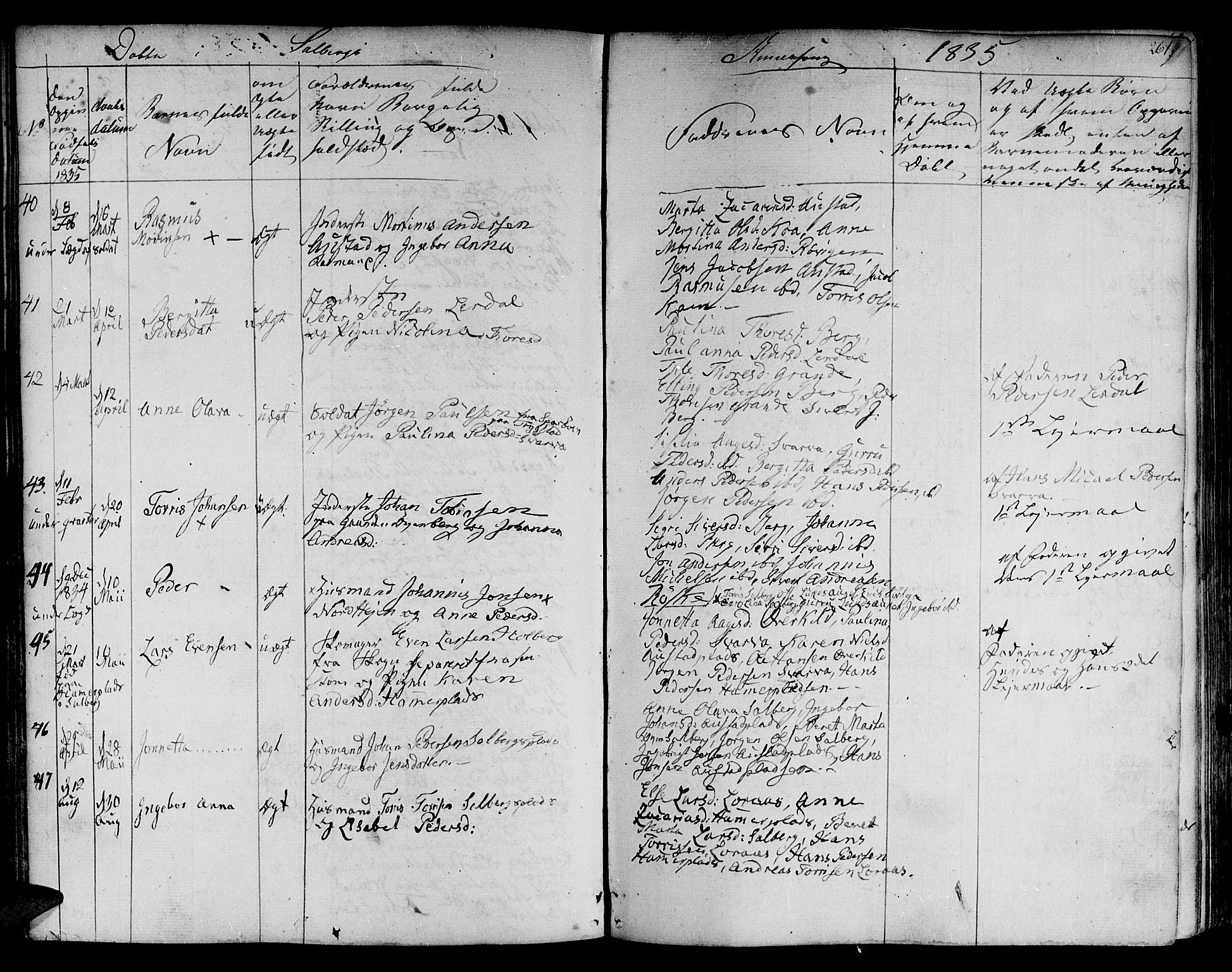 Ministerialprotokoller, klokkerbøker og fødselsregistre - Nord-Trøndelag, SAT/A-1458/730/L0277: Parish register (official) no. 730A06 /2, 1831-1839, p. 261
