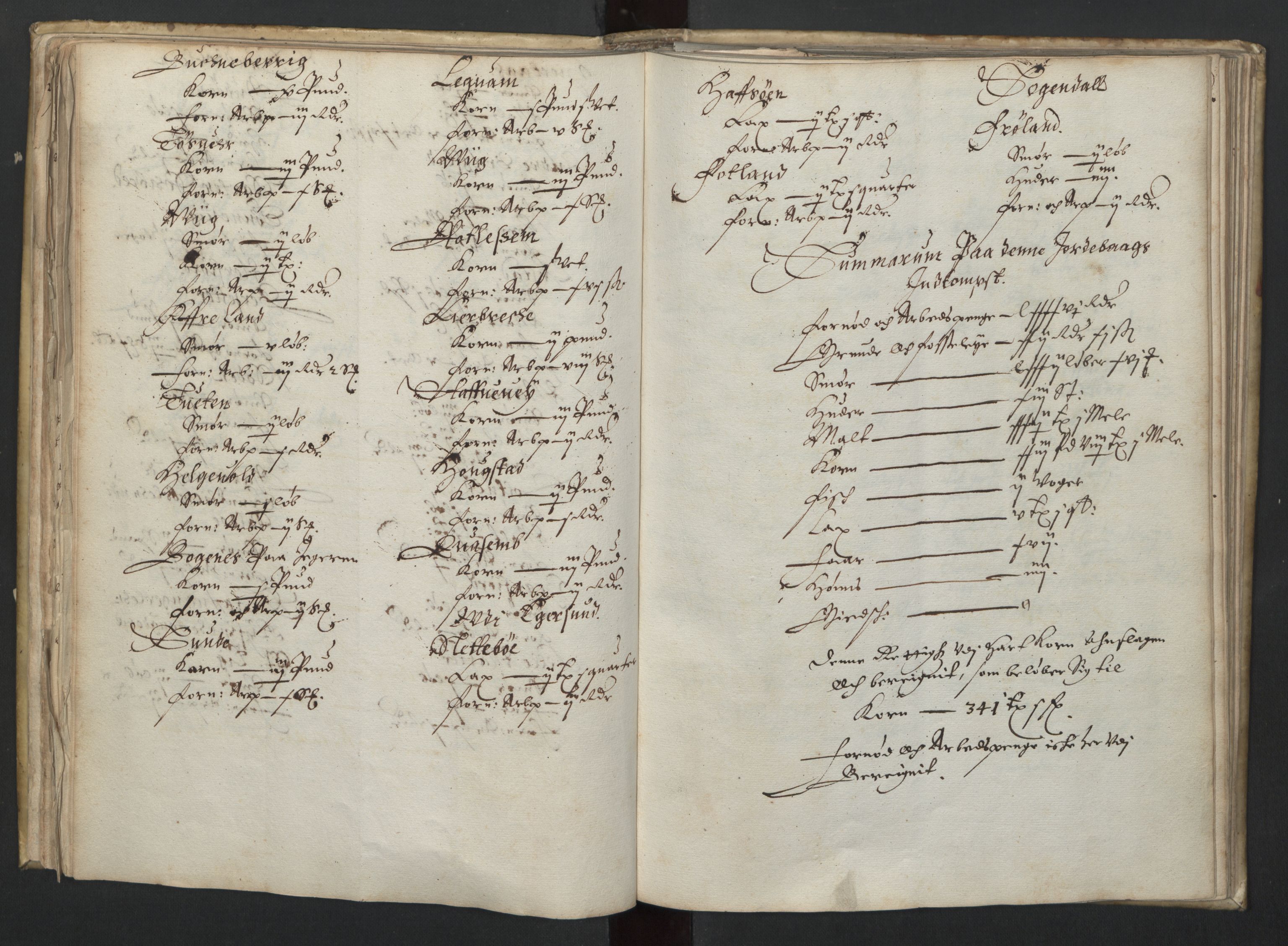 Rentekammeret inntil 1814, Realistisk ordnet avdeling, RA/EA-4070/L/L0026/0005: Bergen lagdømme: / Jordebok over geistlighetens, borgernes og bøndenes odels- og pantegods., 1661