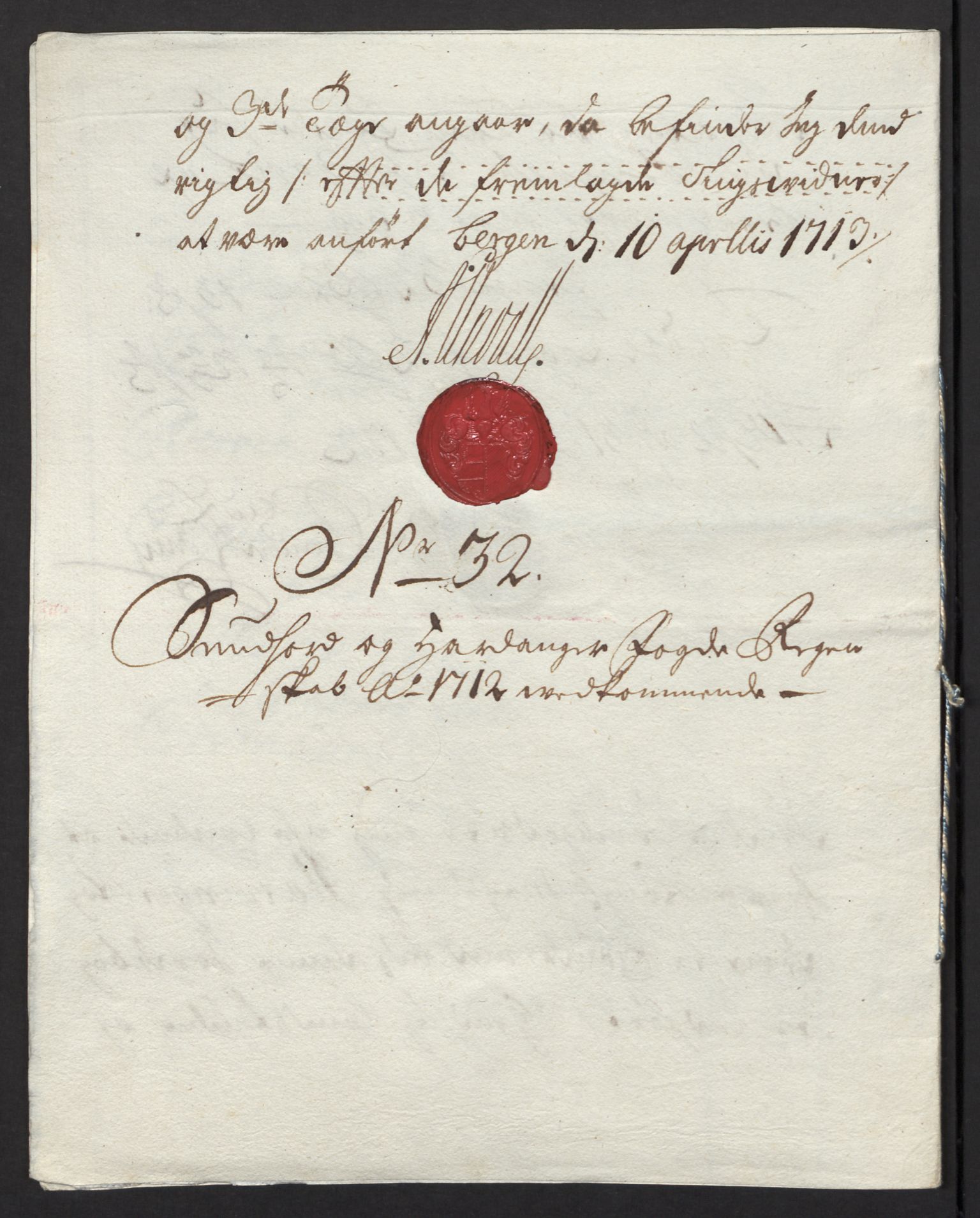 Rentekammeret inntil 1814, Reviderte regnskaper, Fogderegnskap, RA/EA-4092/R48/L2988: Fogderegnskap Sunnhordland og Hardanger, 1712, p. 305