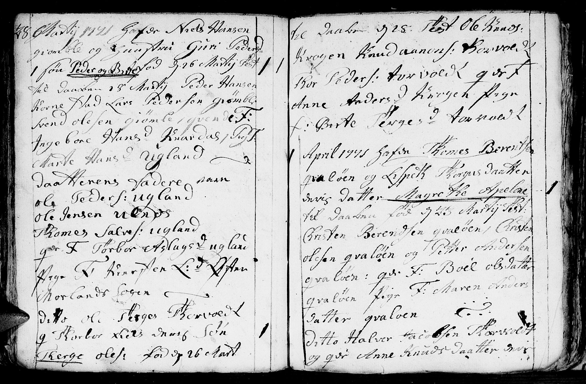 Fjære sokneprestkontor, AV/SAK-1111-0011/F/Fb/L0004: Parish register (copy) no. B 4, 1766-1785, p. 67b-68a