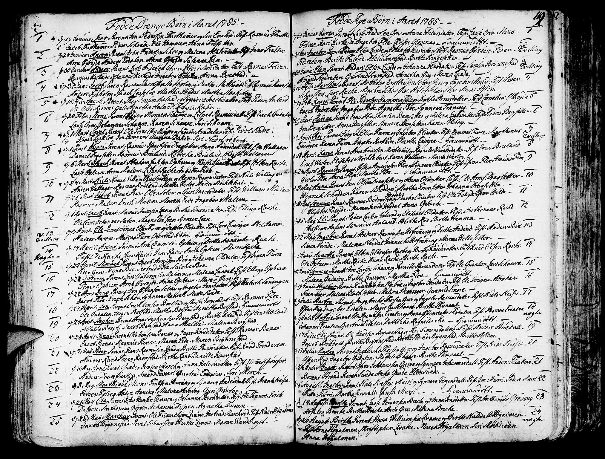 Innvik sokneprestembete, SAB/A-80501: Parish register (official) no. A 1, 1750-1816, p. 119