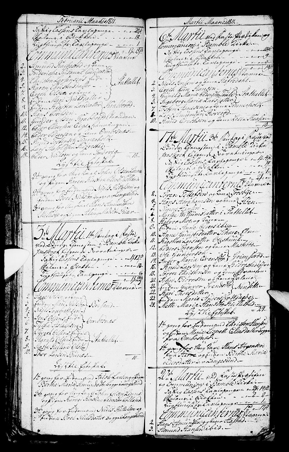 Bamble kirkebøker, AV/SAKO-A-253/G/Ga/L0004: Parish register (copy) no. I 4, 1808-1814