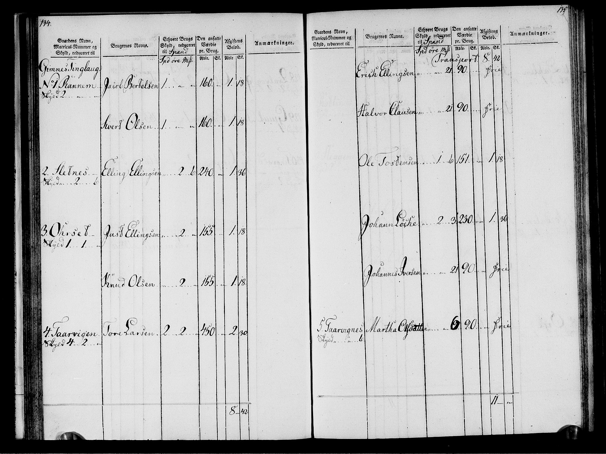 Rentekammeret inntil 1814, Realistisk ordnet avdeling, AV/RA-EA-4070/N/Ne/Nea/L0133: Nordmøre fogderi. Oppebørselsregister, 1803, p. 70