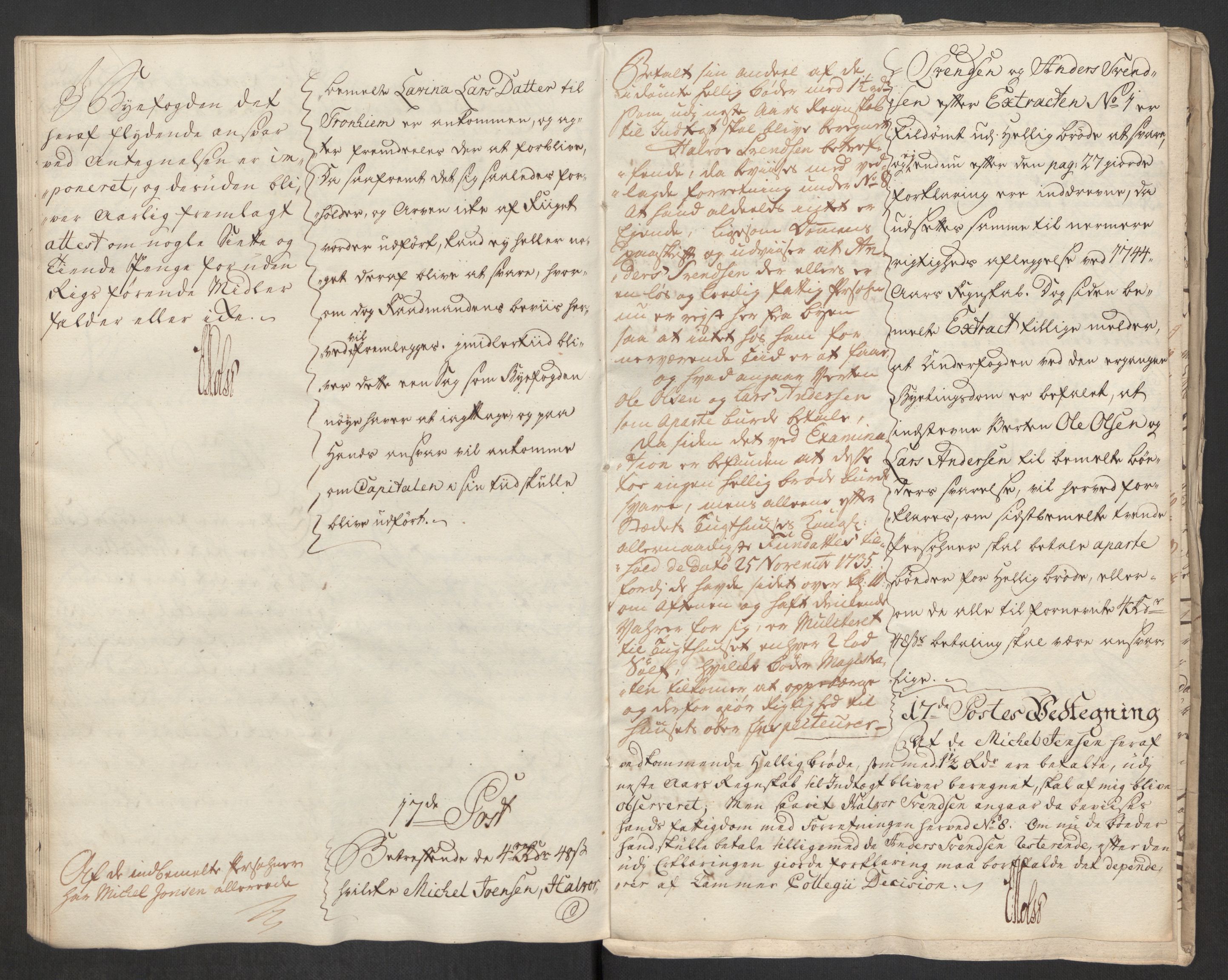 Rentekammeret inntil 1814, Reviderte regnskaper, Byregnskaper, AV/RA-EA-4066/R/Rs/L0541: [S22] Sikt og sakefall, 1743-1746, p. 88