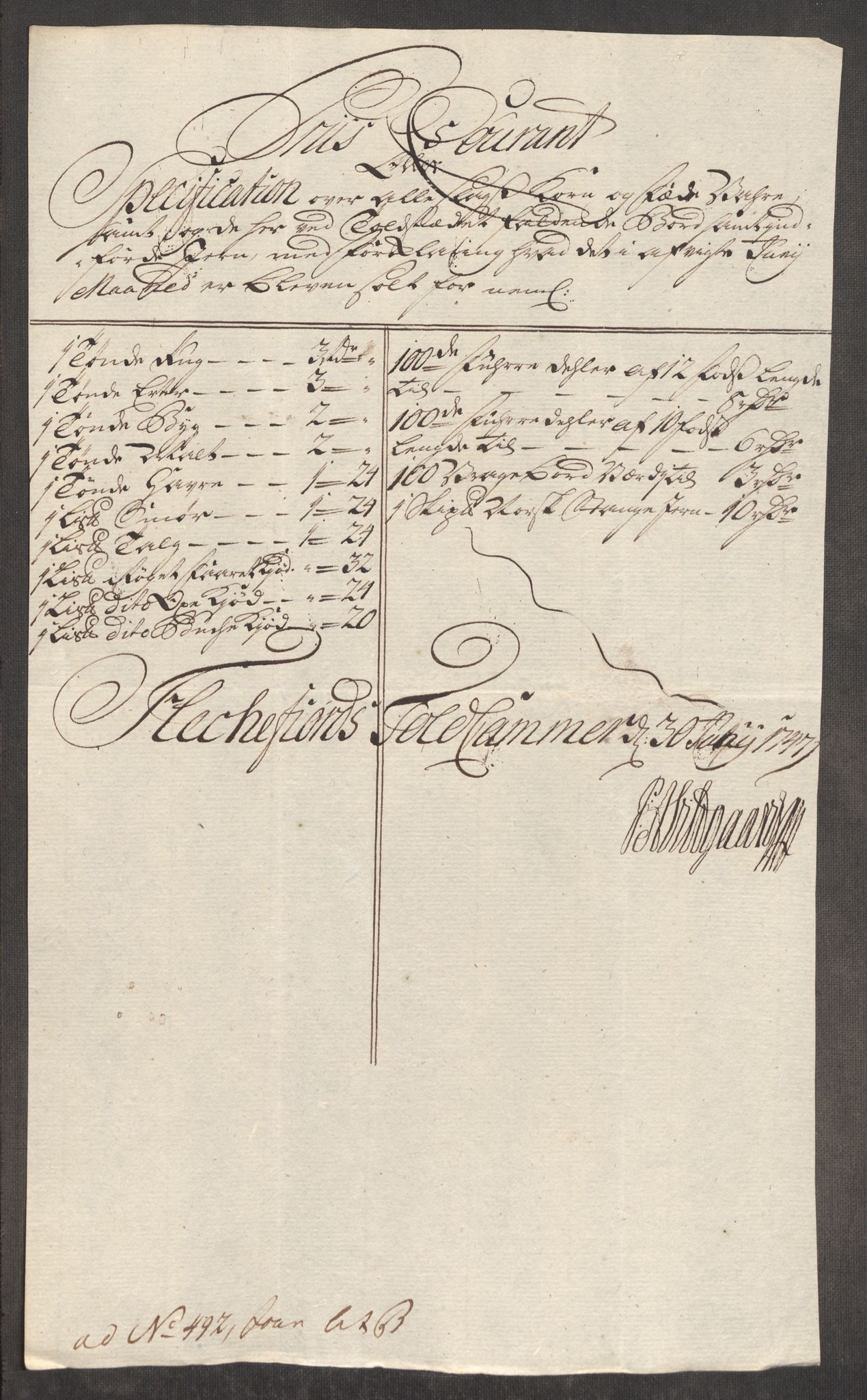 Rentekammeret inntil 1814, Realistisk ordnet avdeling, AV/RA-EA-4070/Oe/L0003: [Ø1]: Priskuranter, 1745-1748, p. 657