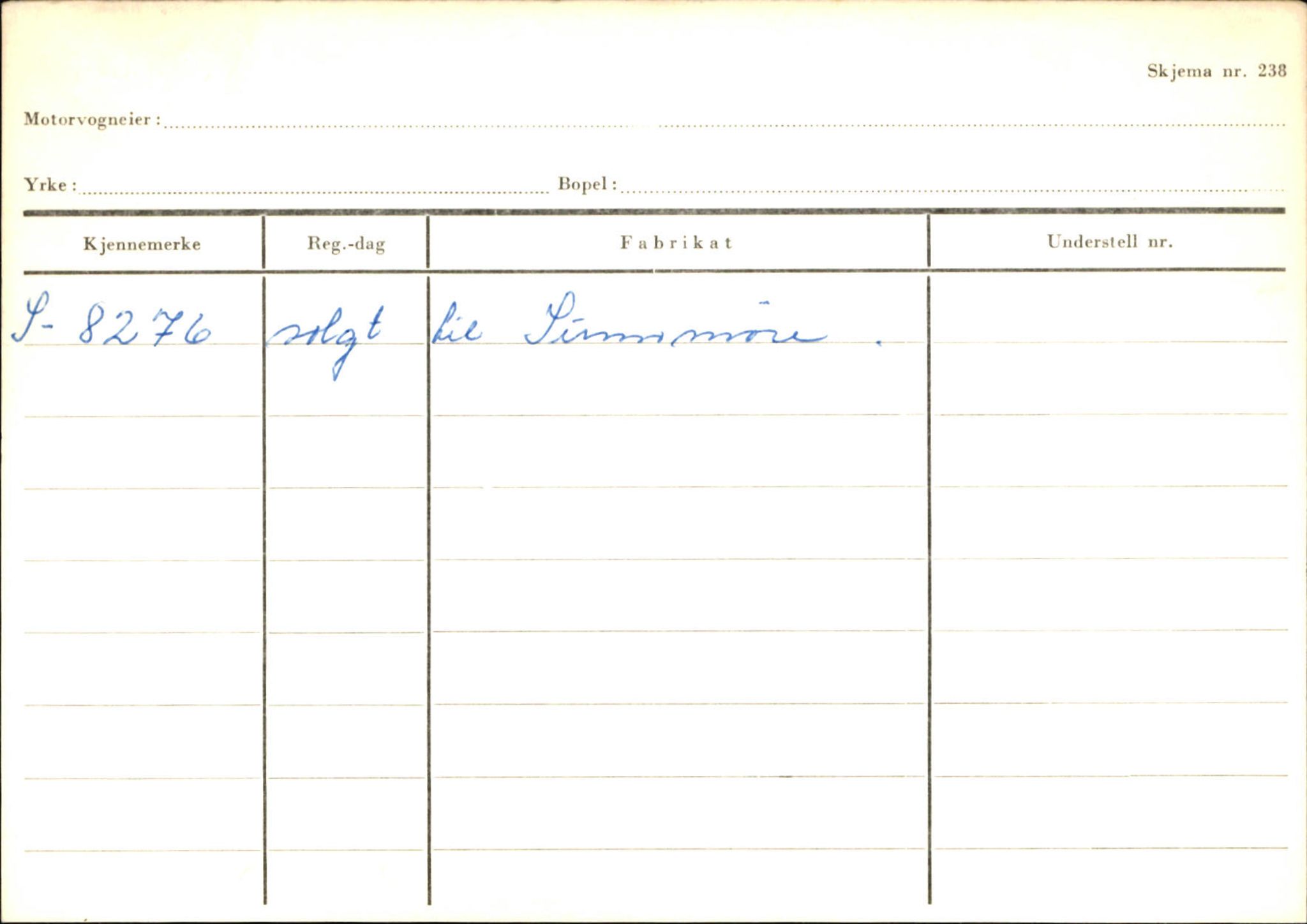 Statens vegvesen, Sogn og Fjordane vegkontor, AV/SAB-A-5301/4/F/L0144: Registerkort Vågsøy A-R, 1945-1975, p. 2