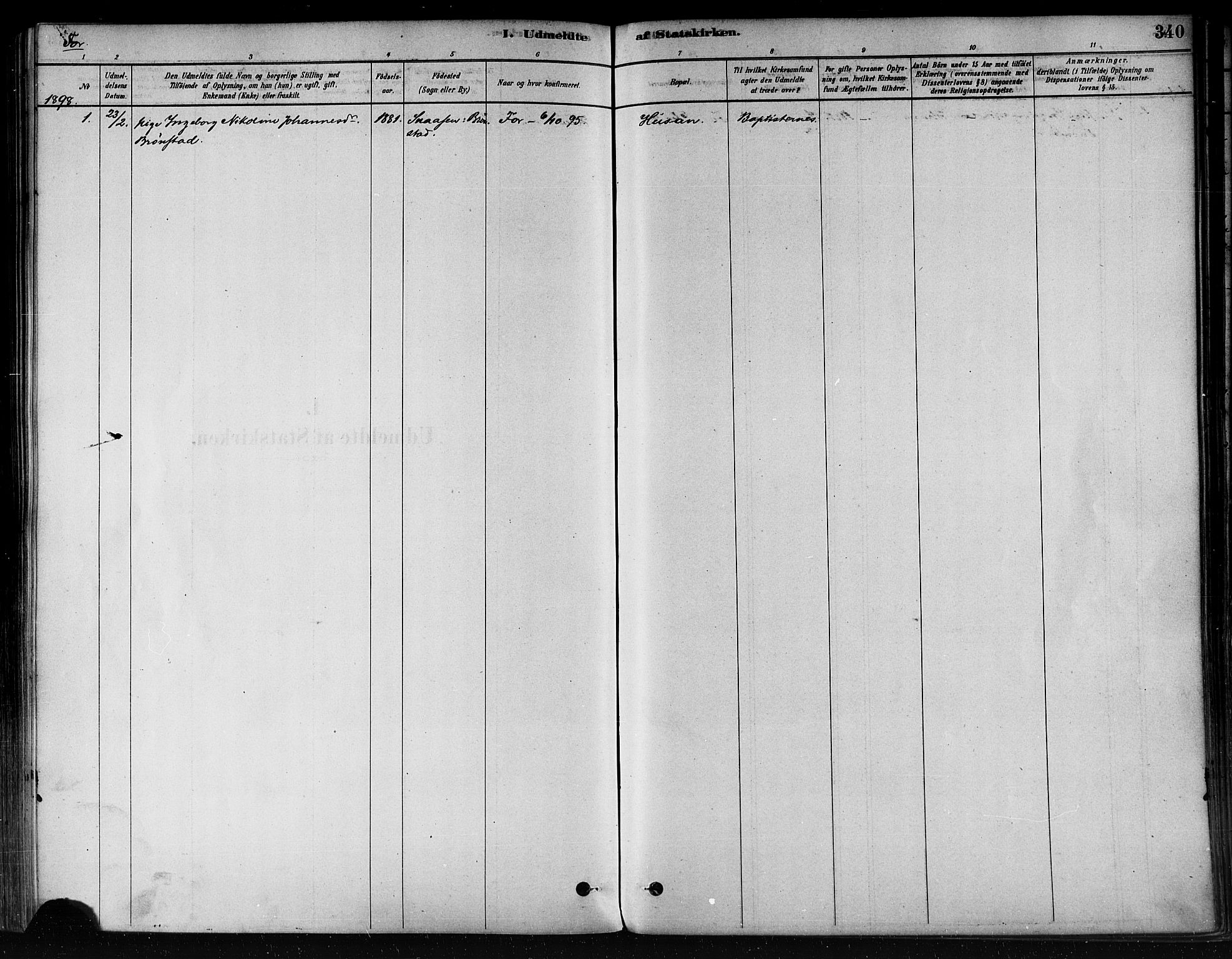 Ministerialprotokoller, klokkerbøker og fødselsregistre - Nord-Trøndelag, SAT/A-1458/746/L0448: Parish register (official) no. 746A07 /1, 1878-1900, p. 340