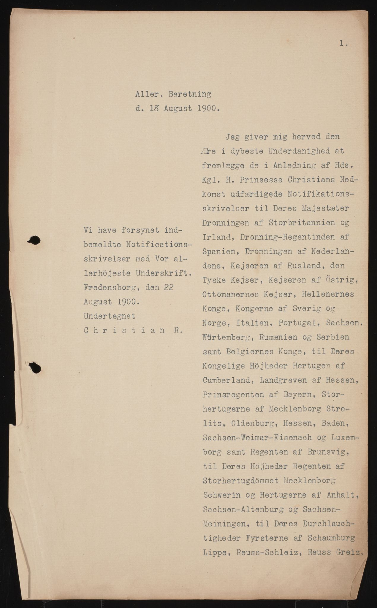 Utenriksdepartementet, RA/S-2259, 1894-1906, p. 281