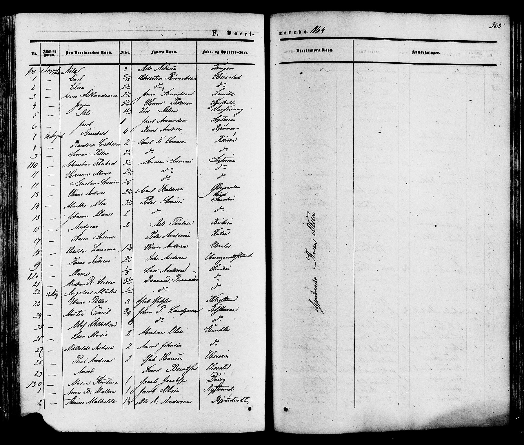Eidanger kirkebøker, SAKO/A-261/F/Fa/L0010: Parish register (official) no. 10, 1859-1874, p. 363