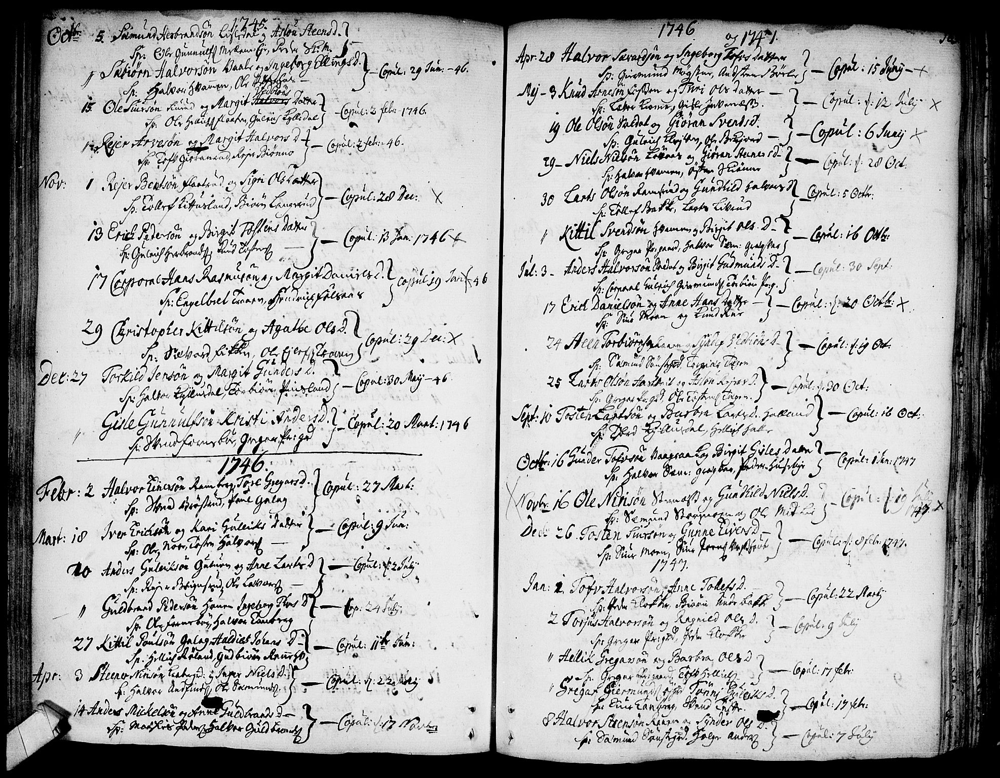 Rollag kirkebøker, SAKO/A-240/F/Fa/L0003: Parish register (official) no. I 3, 1743-1778, p. 163