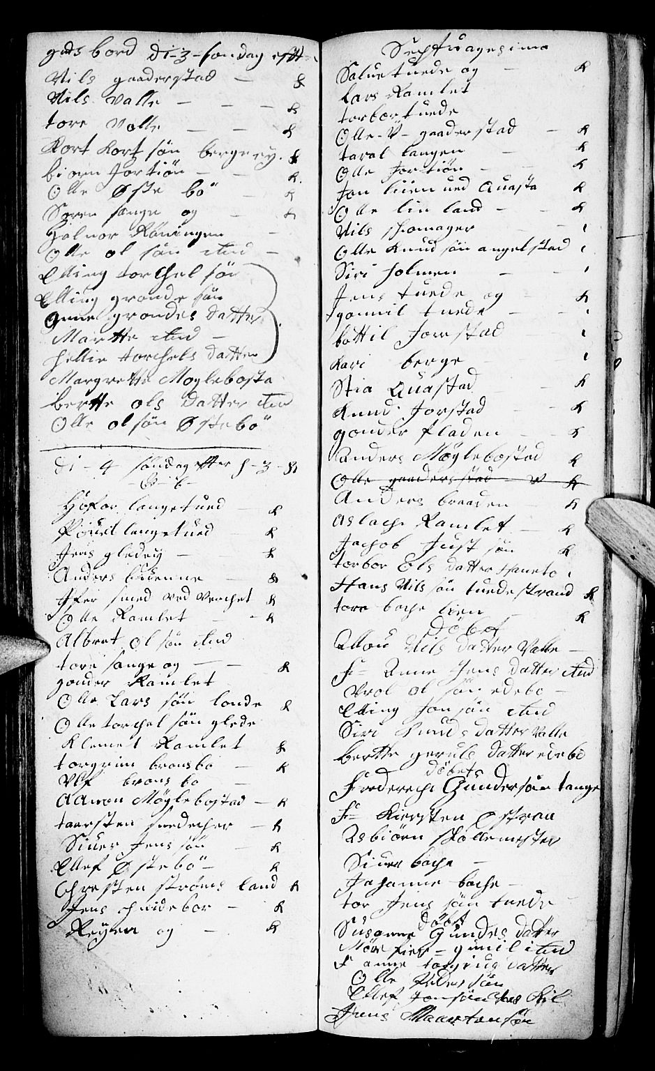 Holt sokneprestkontor, AV/SAK-1111-0021/F/Fb/L0002: Parish register (copy) no. B 2, 1715-1727, p. 185