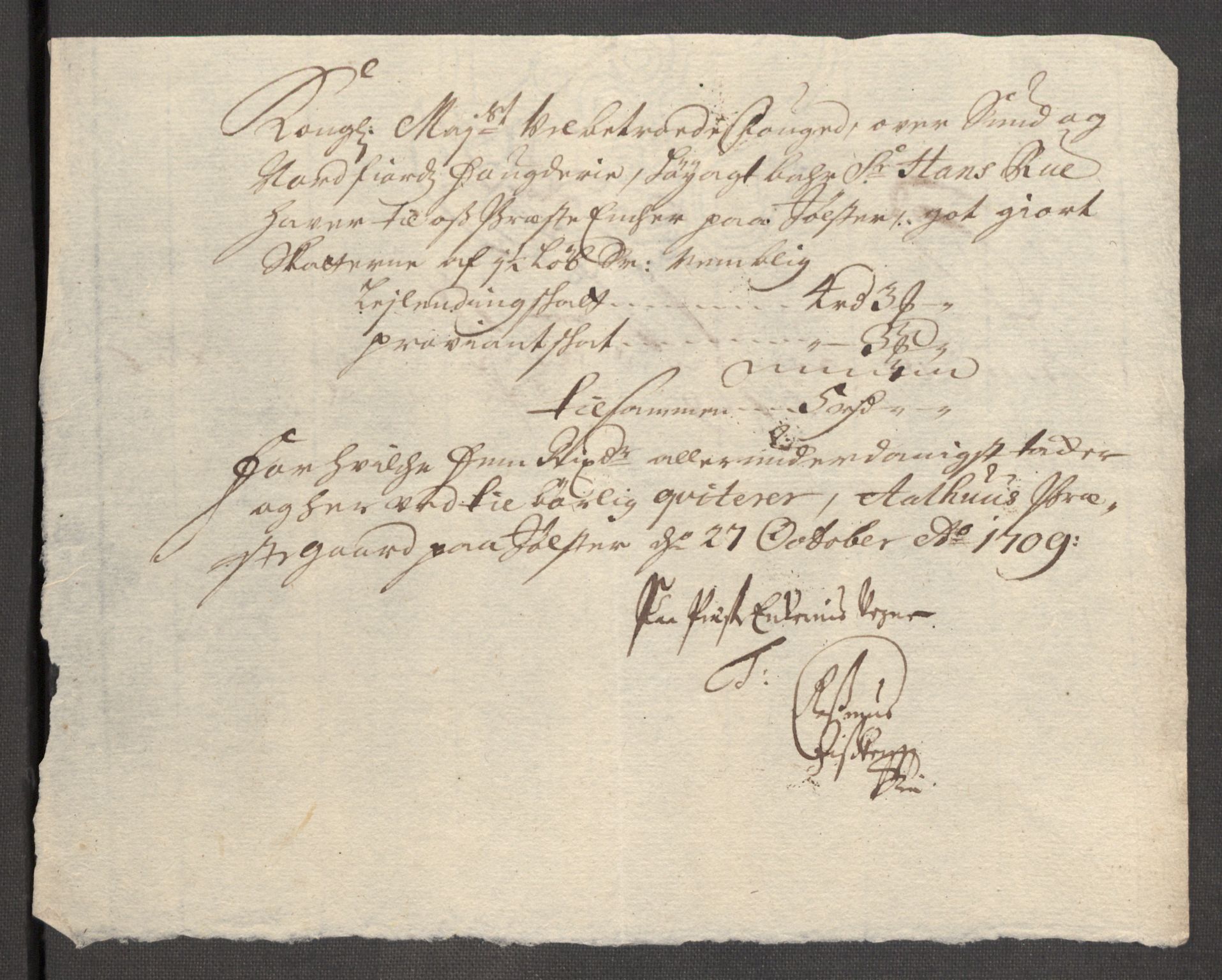 Rentekammeret inntil 1814, Reviderte regnskaper, Fogderegnskap, AV/RA-EA-4092/R53/L3432: Fogderegnskap Sunn- og Nordfjord, 1709, p. 159