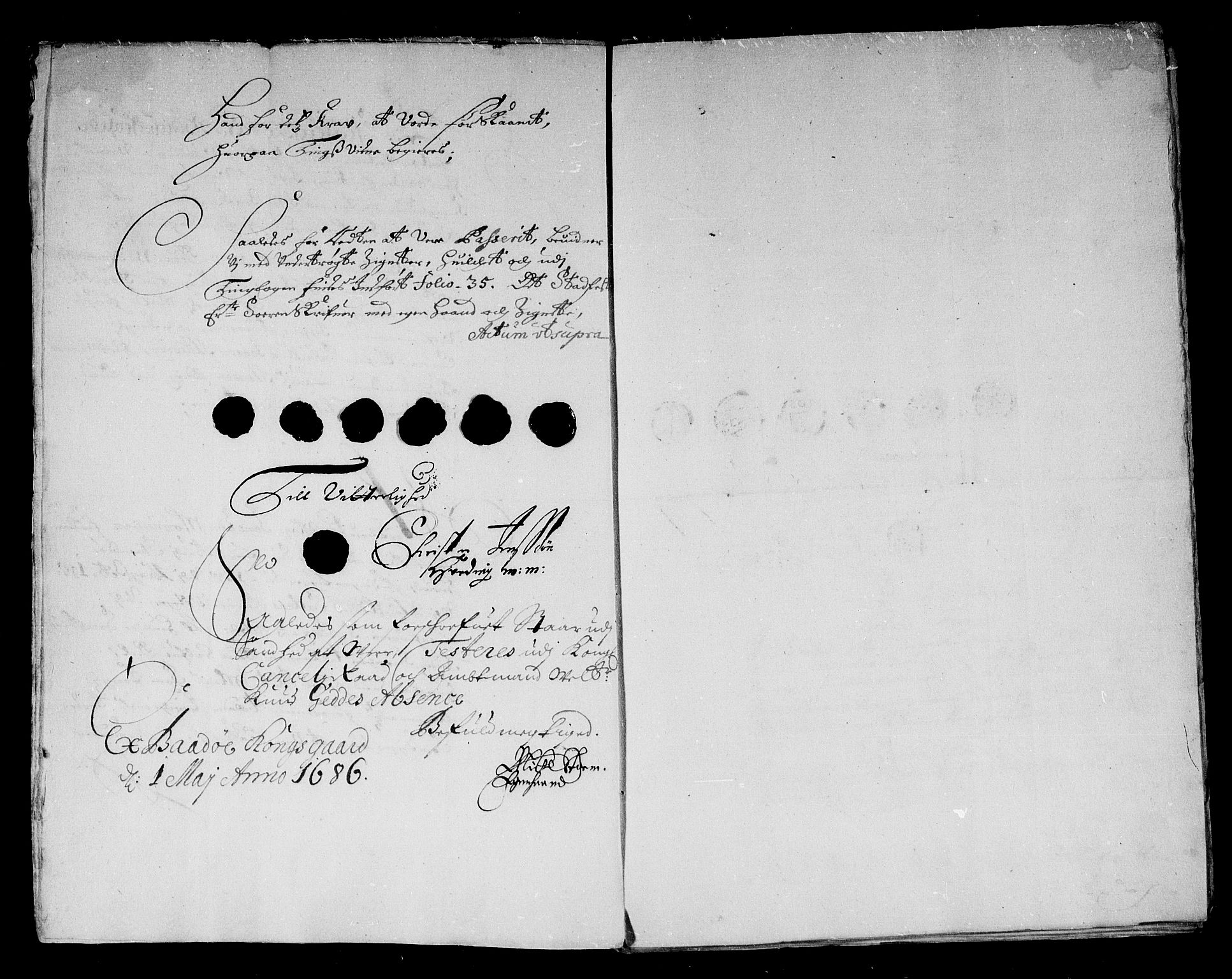 Rentekammeret inntil 1814, Reviderte regnskaper, Stiftamtstueregnskaper, Trondheim stiftamt og Nordland amt, AV/RA-EA-6044/R/Rg/L0086: Trondheim stiftamt og Nordland amt, 1685-1686