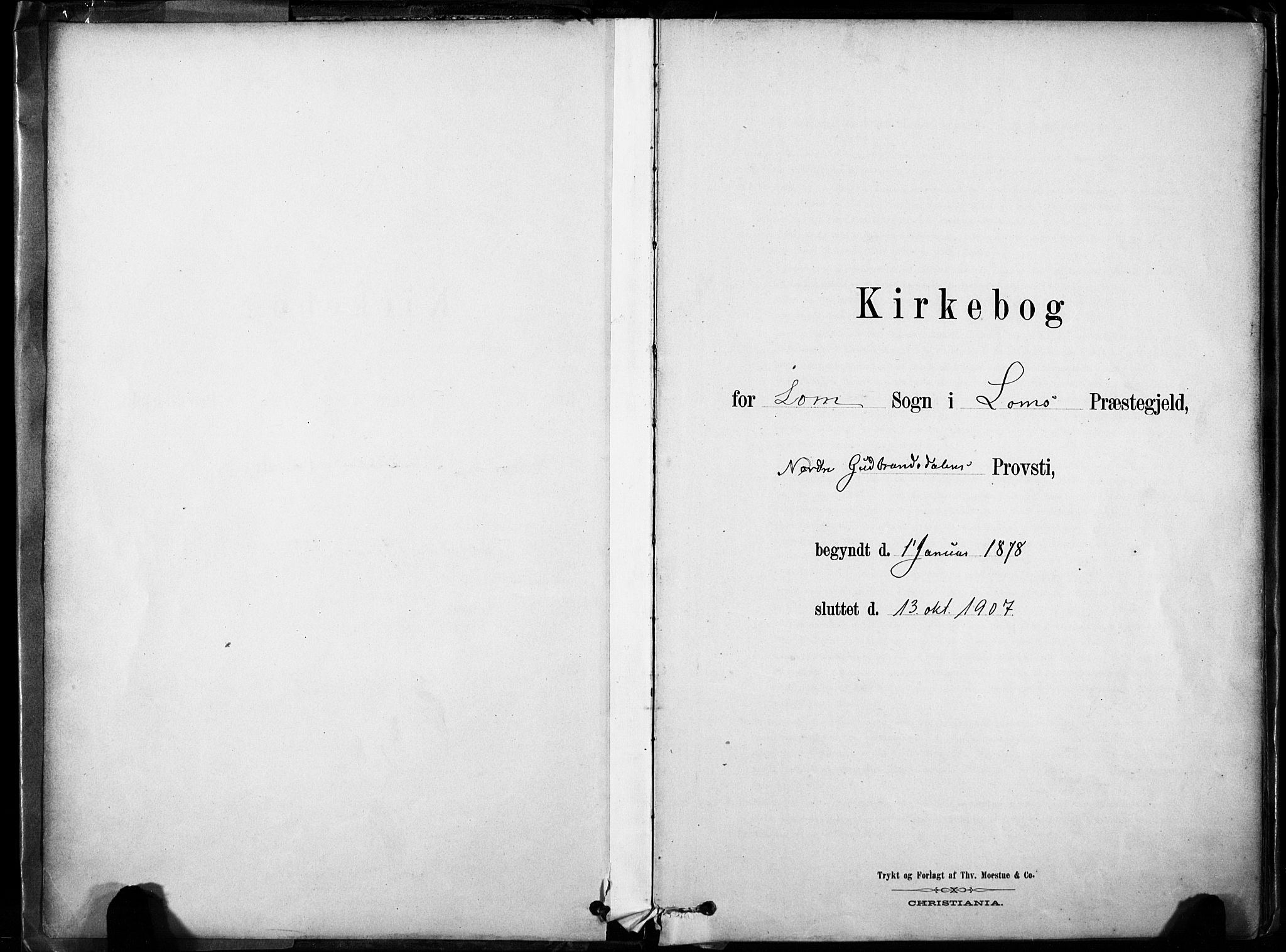 Lom prestekontor, SAH/PREST-070/K/L0009: Parish register (official) no. 9, 1878-1907