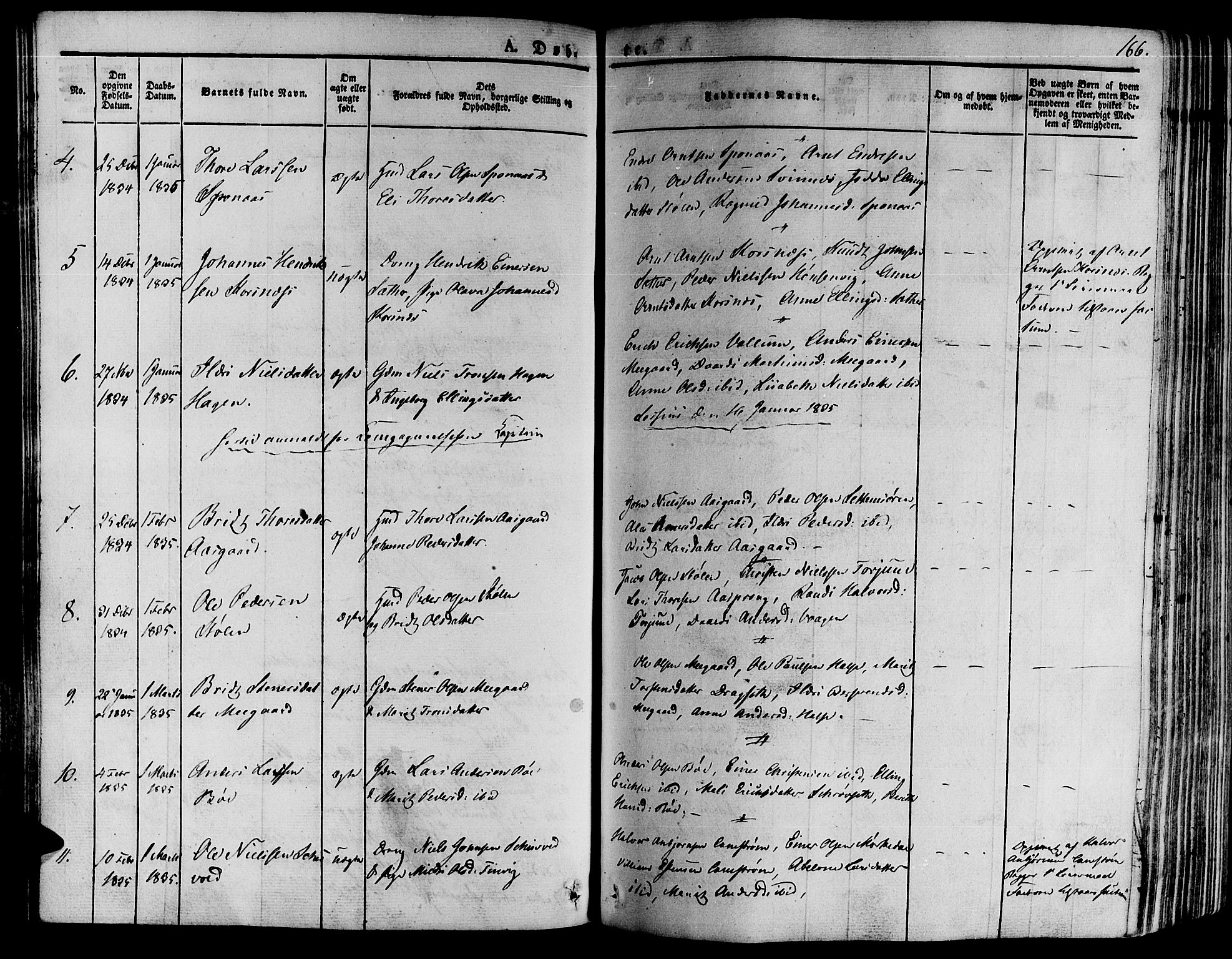 Ministerialprotokoller, klokkerbøker og fødselsregistre - Møre og Romsdal, AV/SAT-A-1454/592/L1025: Parish register (official) no. 592A03 /2, 1831-1849, p. 166