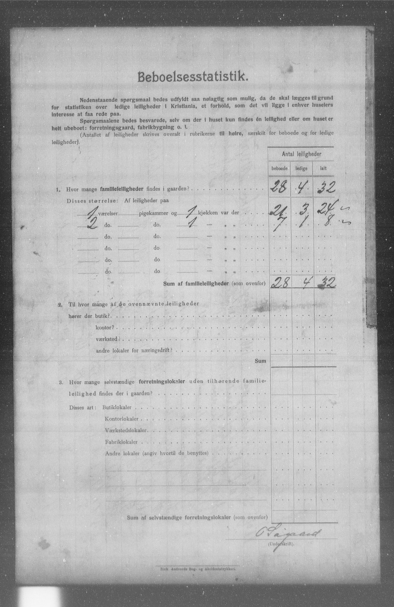 OBA, Municipal Census 1904 for Kristiania, 1904, p. 17291