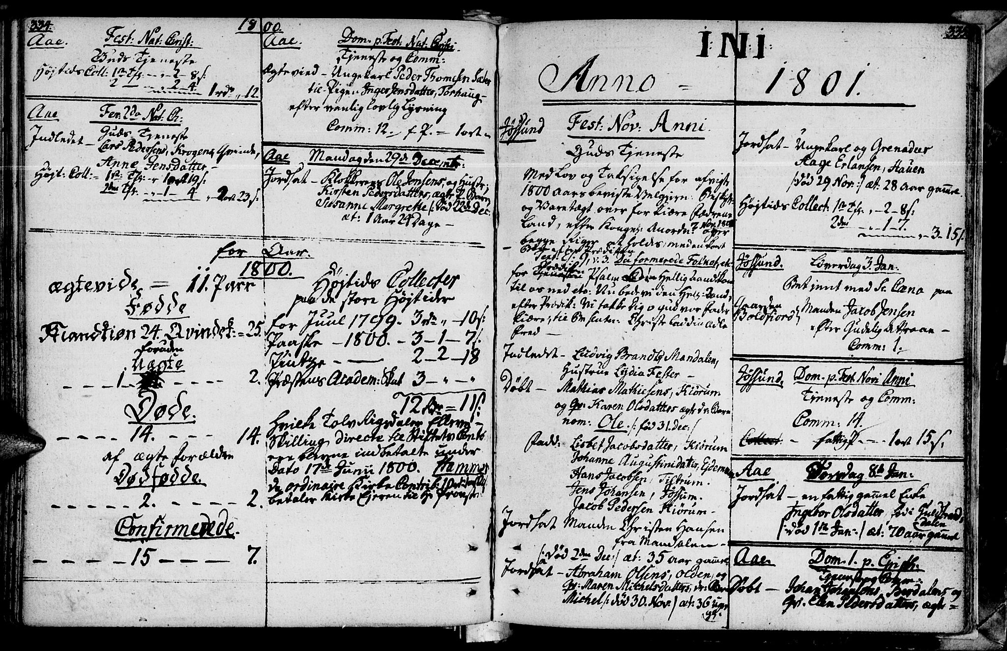 Ministerialprotokoller, klokkerbøker og fødselsregistre - Sør-Trøndelag, SAT/A-1456/655/L0673: Parish register (official) no. 655A02, 1780-1801, p. 334-335